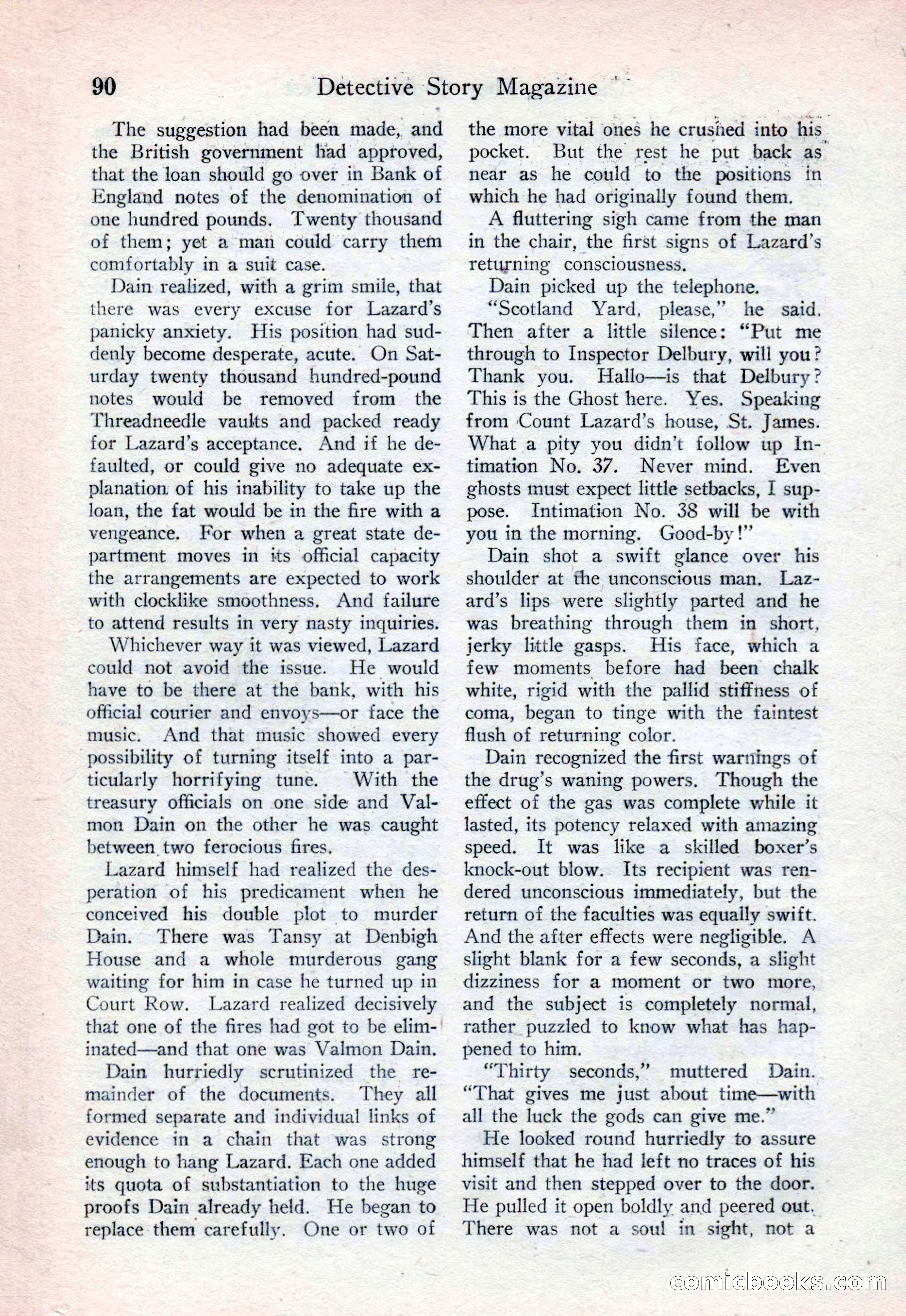 Detective Story Magazine, August 15, 1925 — page 92 of 148