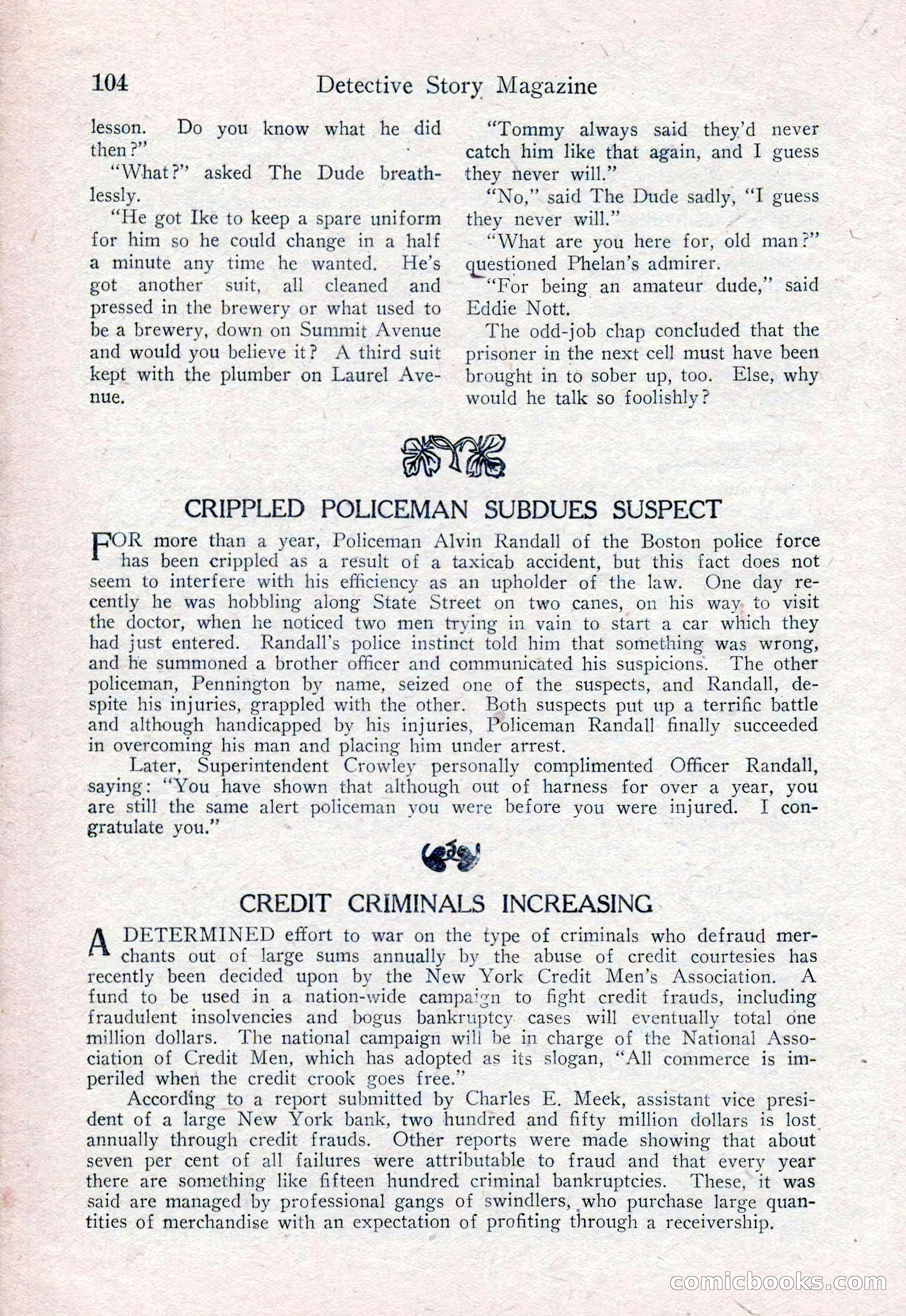 Detective Story Magazine, August 15, 1925 — page 106 of 148