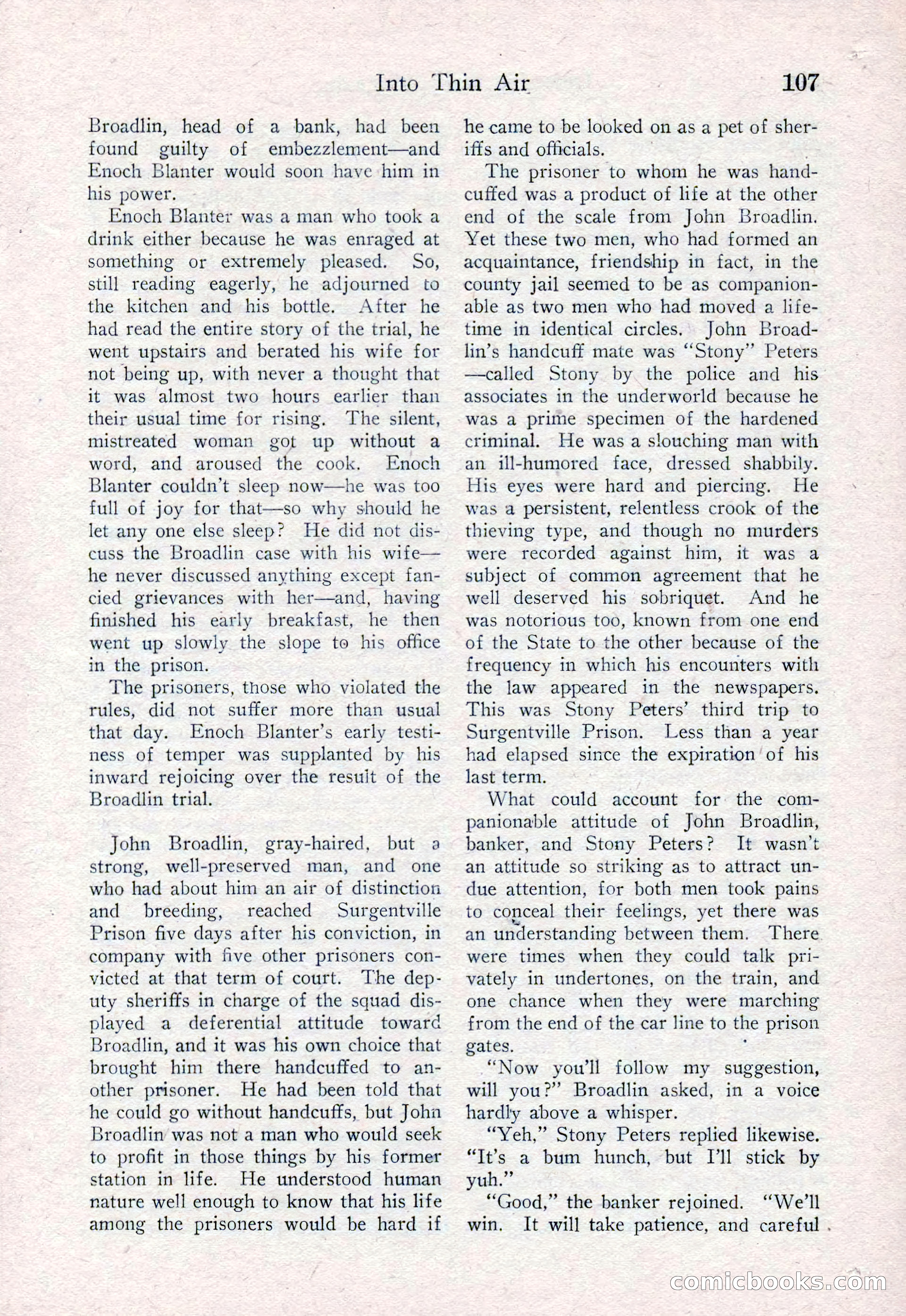 Detective Story Magazine, August 15, 1925 — page 109 of 148