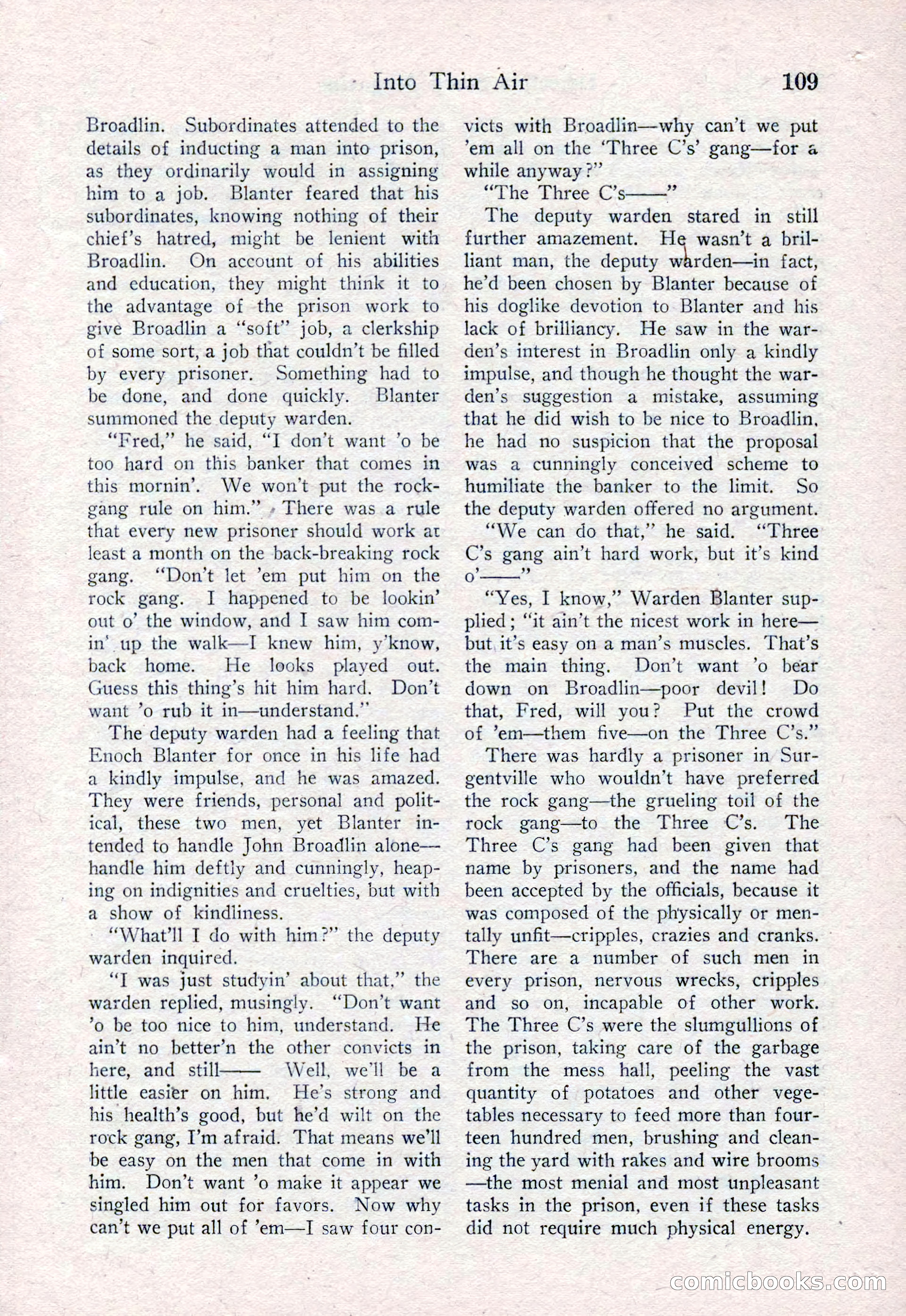 Detective Story Magazine, August 15, 1925 — page 111 of 148
