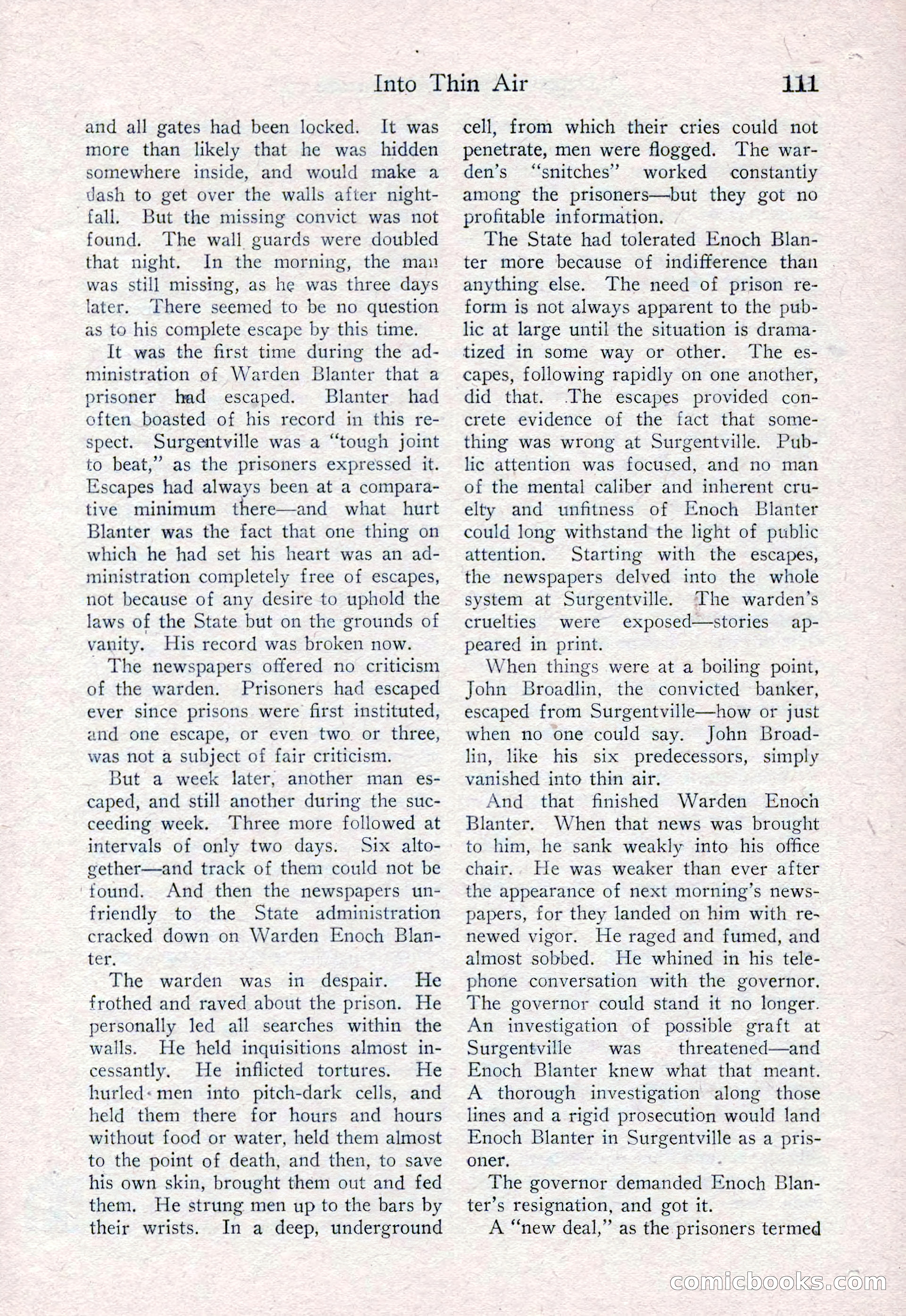 Detective Story Magazine, August 15, 1925 — page 113 of 148