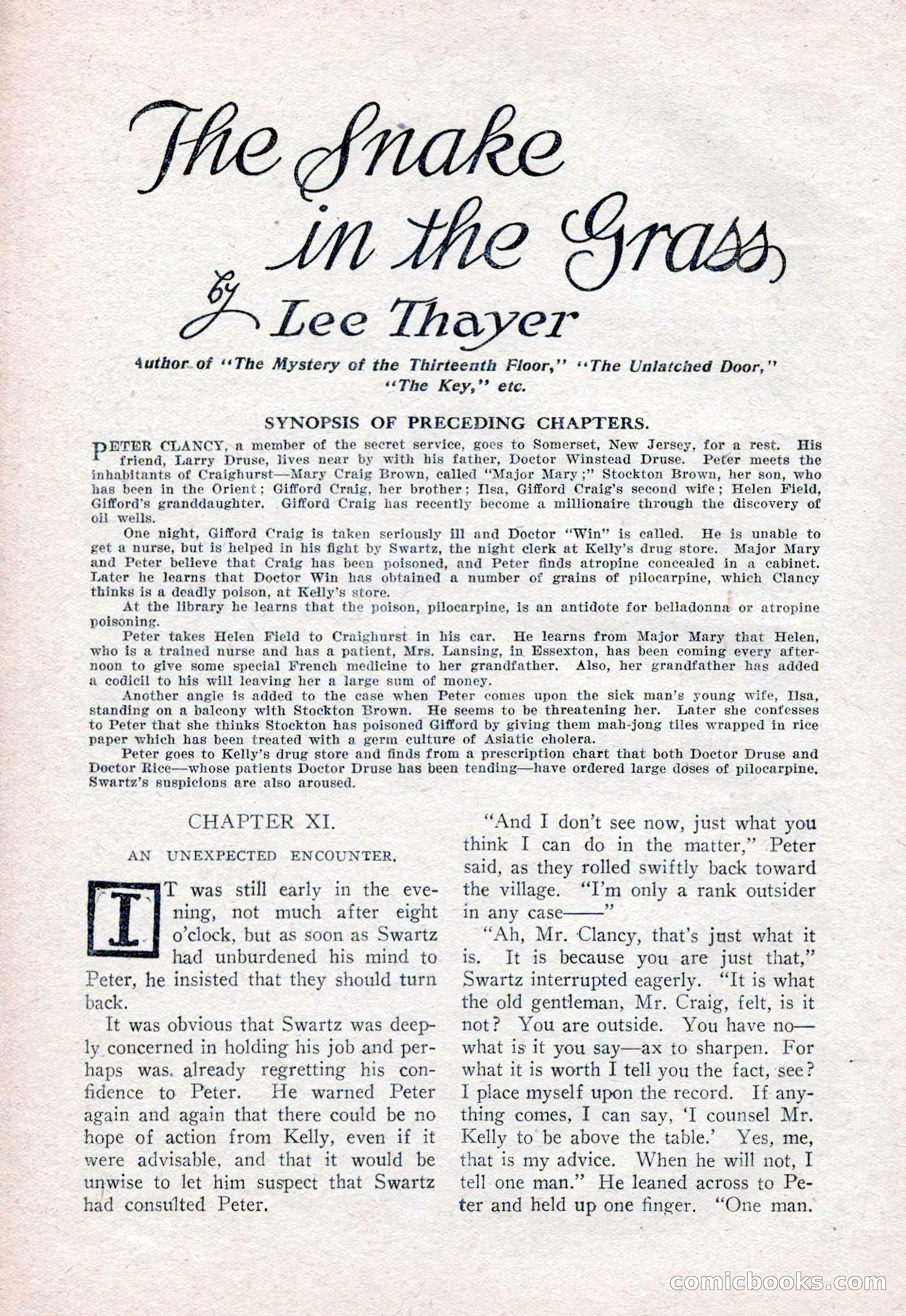 Detective Story Magazine, August 15, 1925 — page 116 of 148