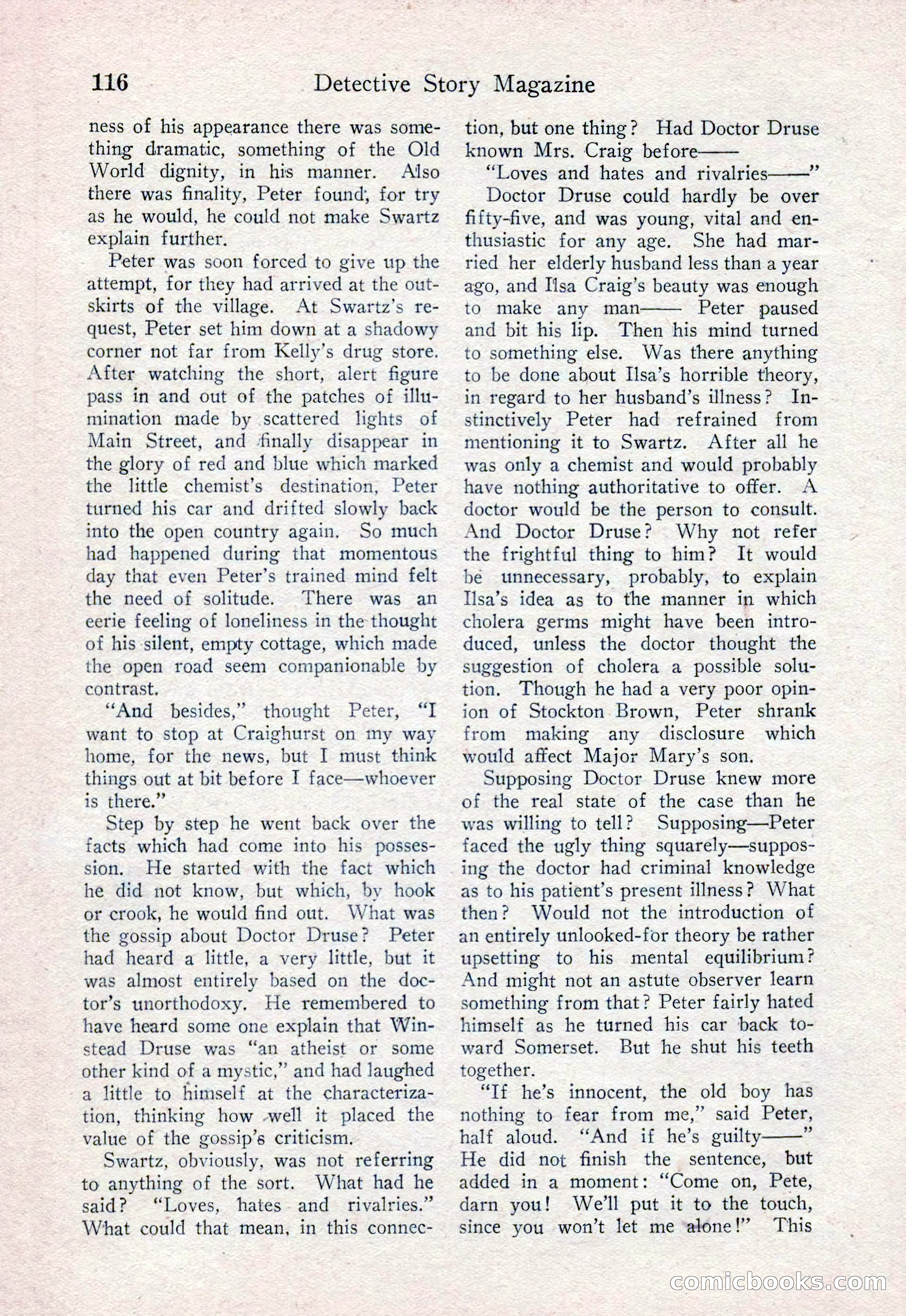 Detective Story Magazine, August 15, 1925 — page 118 of 148