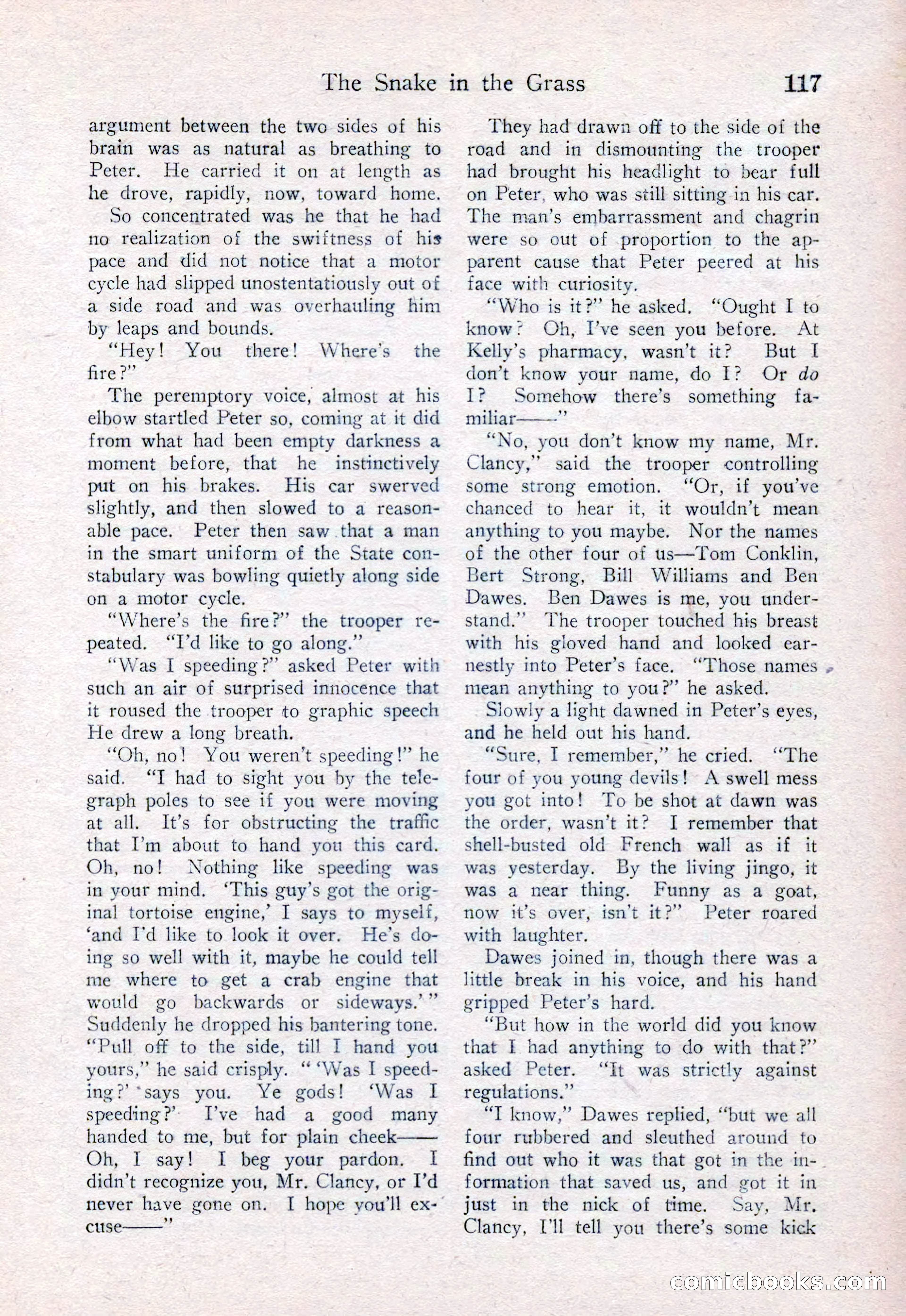 Detective Story Magazine, August 15, 1925 — page 119 of 148