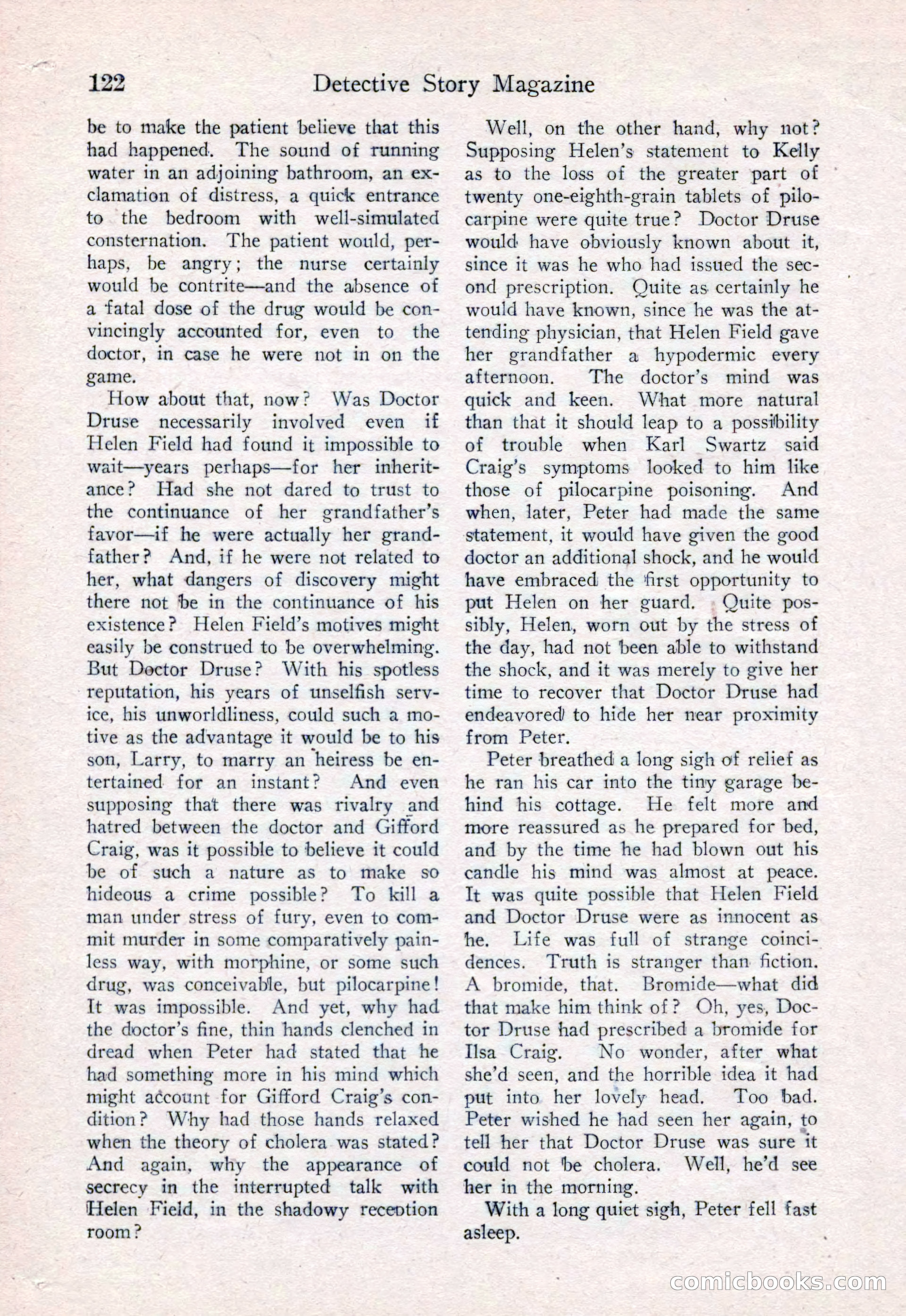 Detective Story Magazine, August 15, 1925 — page 124 of 148