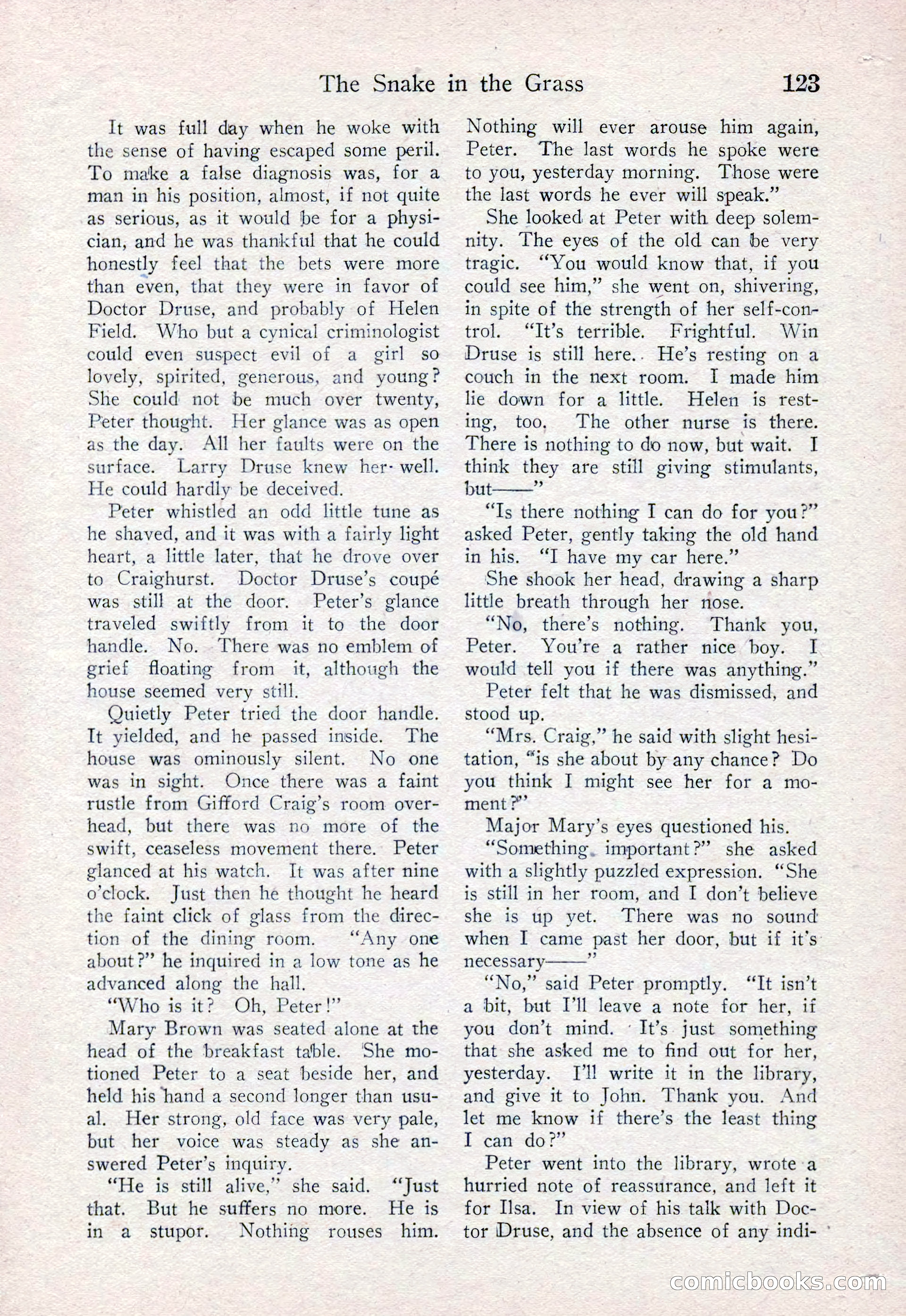 Detective Story Magazine, August 15, 1925 — page 125 of 148