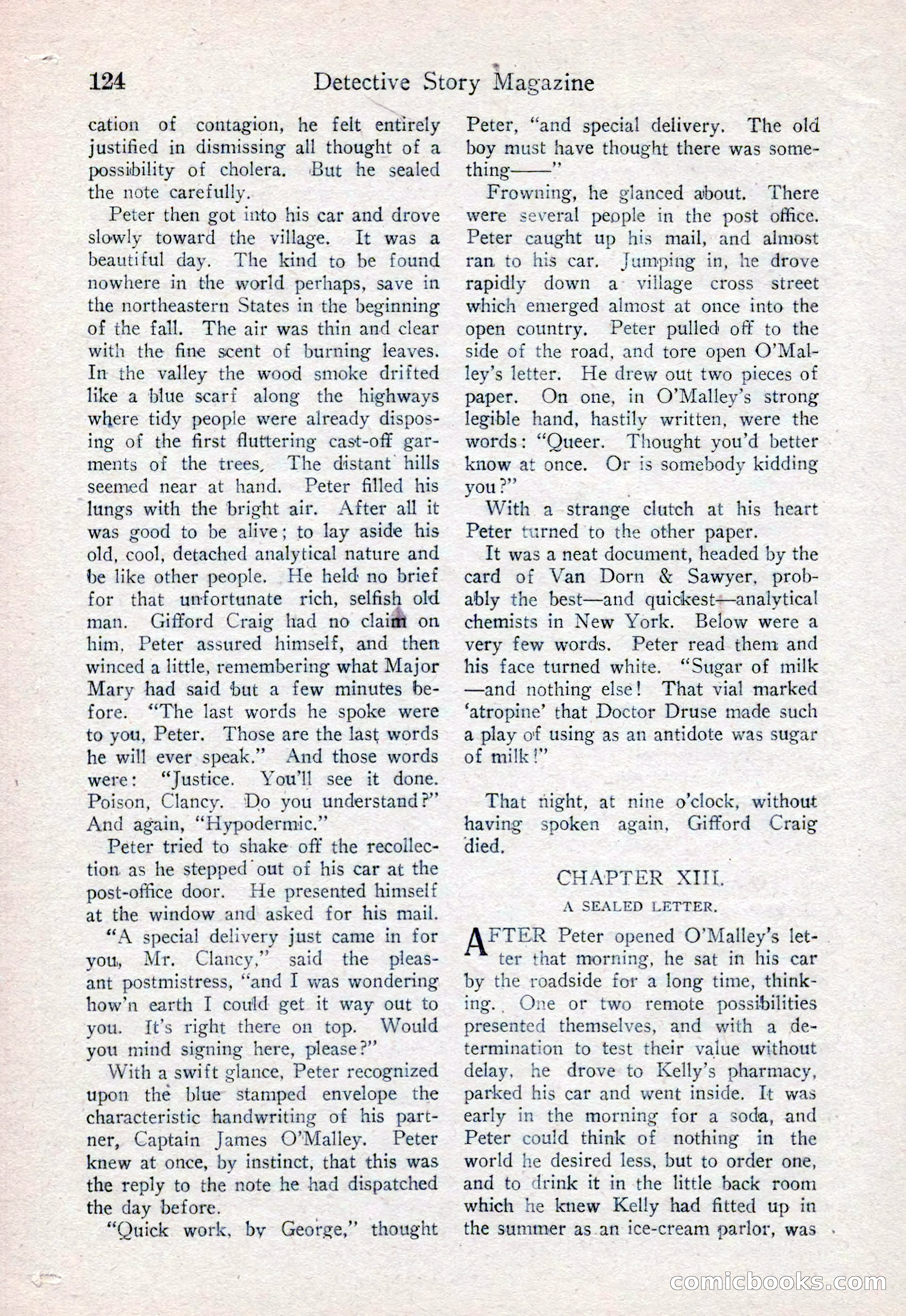 Detective Story Magazine, August 15, 1925 — page 126 of 148