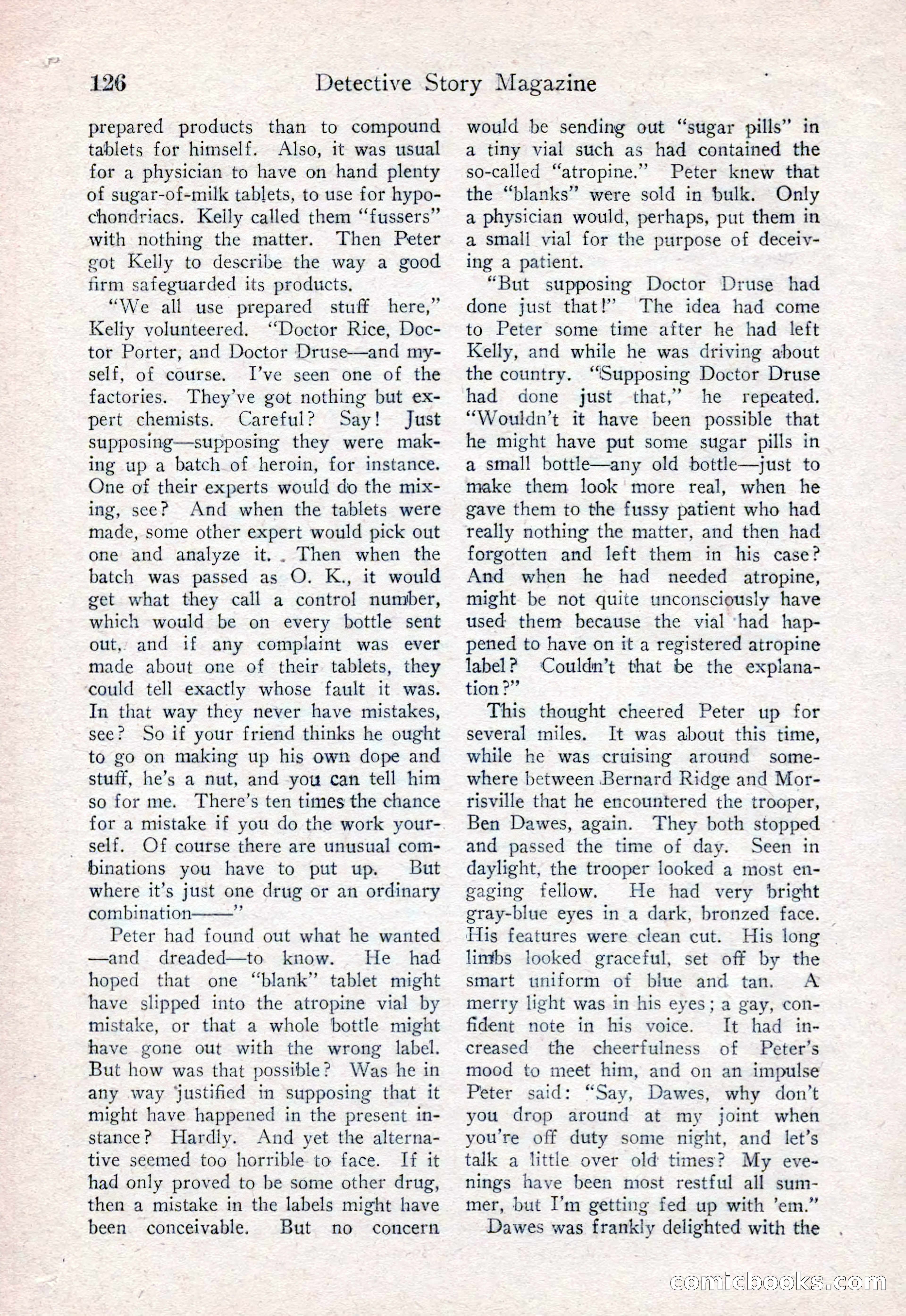 Detective Story Magazine, August 15, 1925 — page 128 of 148