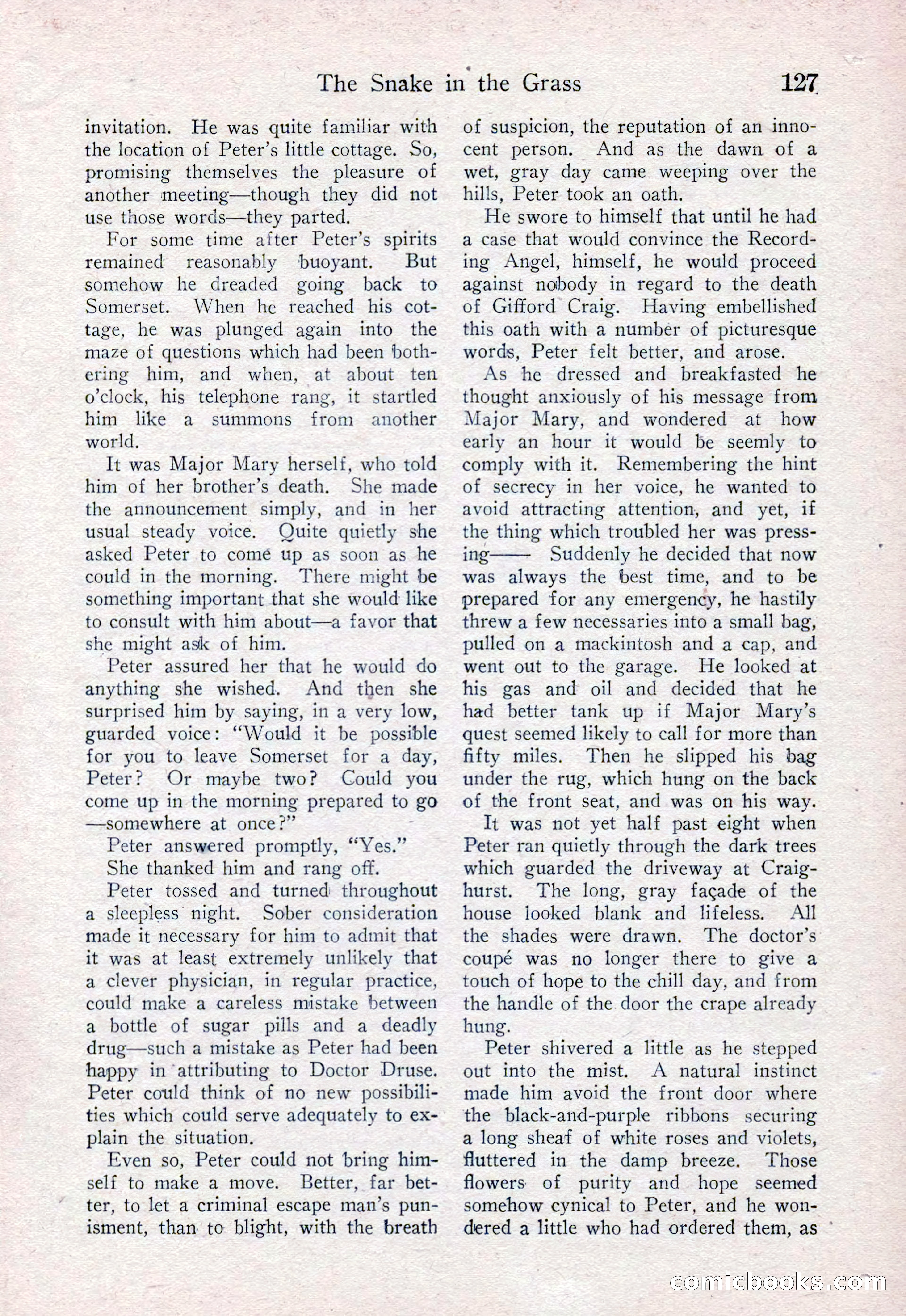 Detective Story Magazine, August 15, 1925 — page 129 of 148