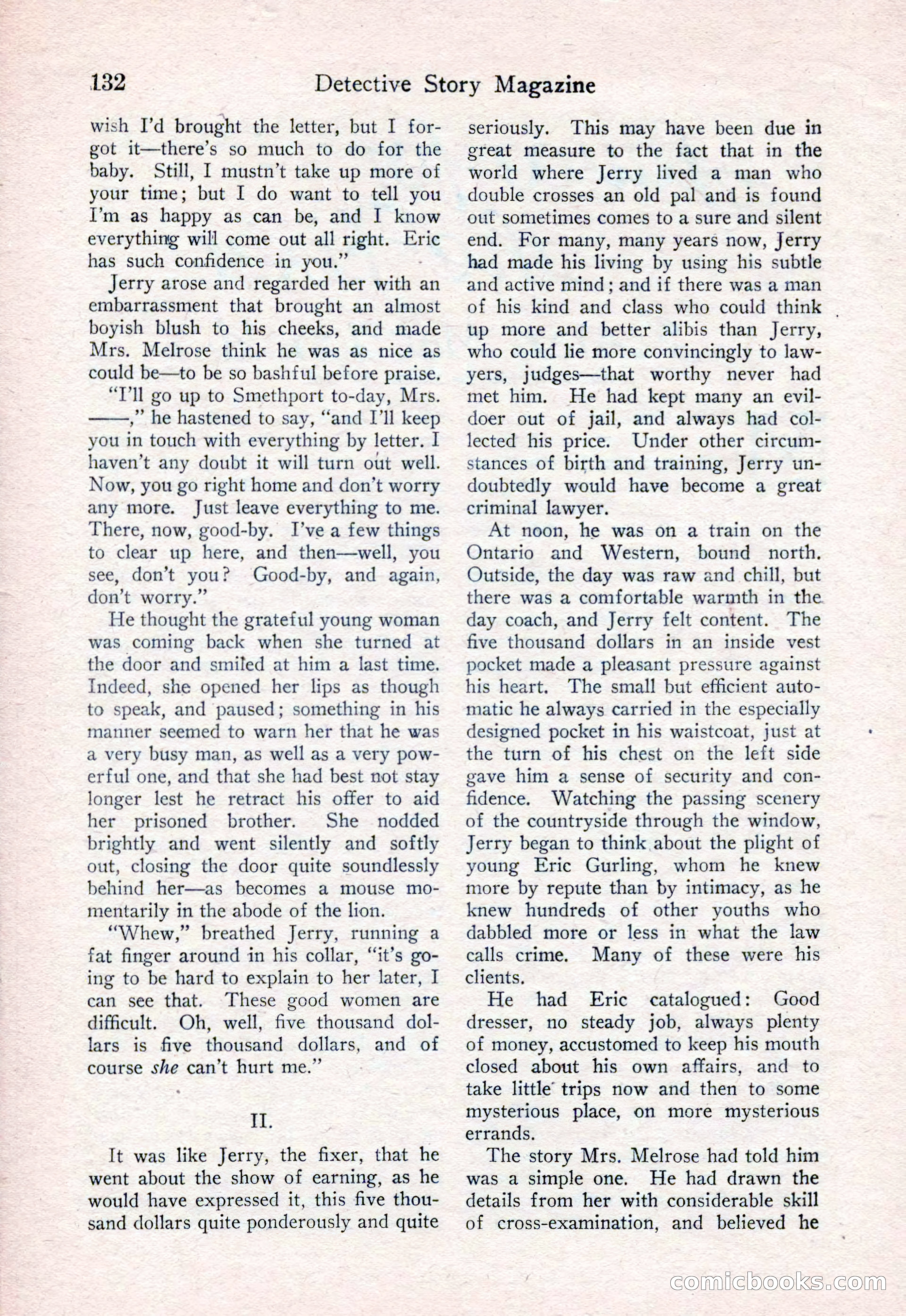 Detective Story Magazine, August 15, 1925 — page 134 of 148