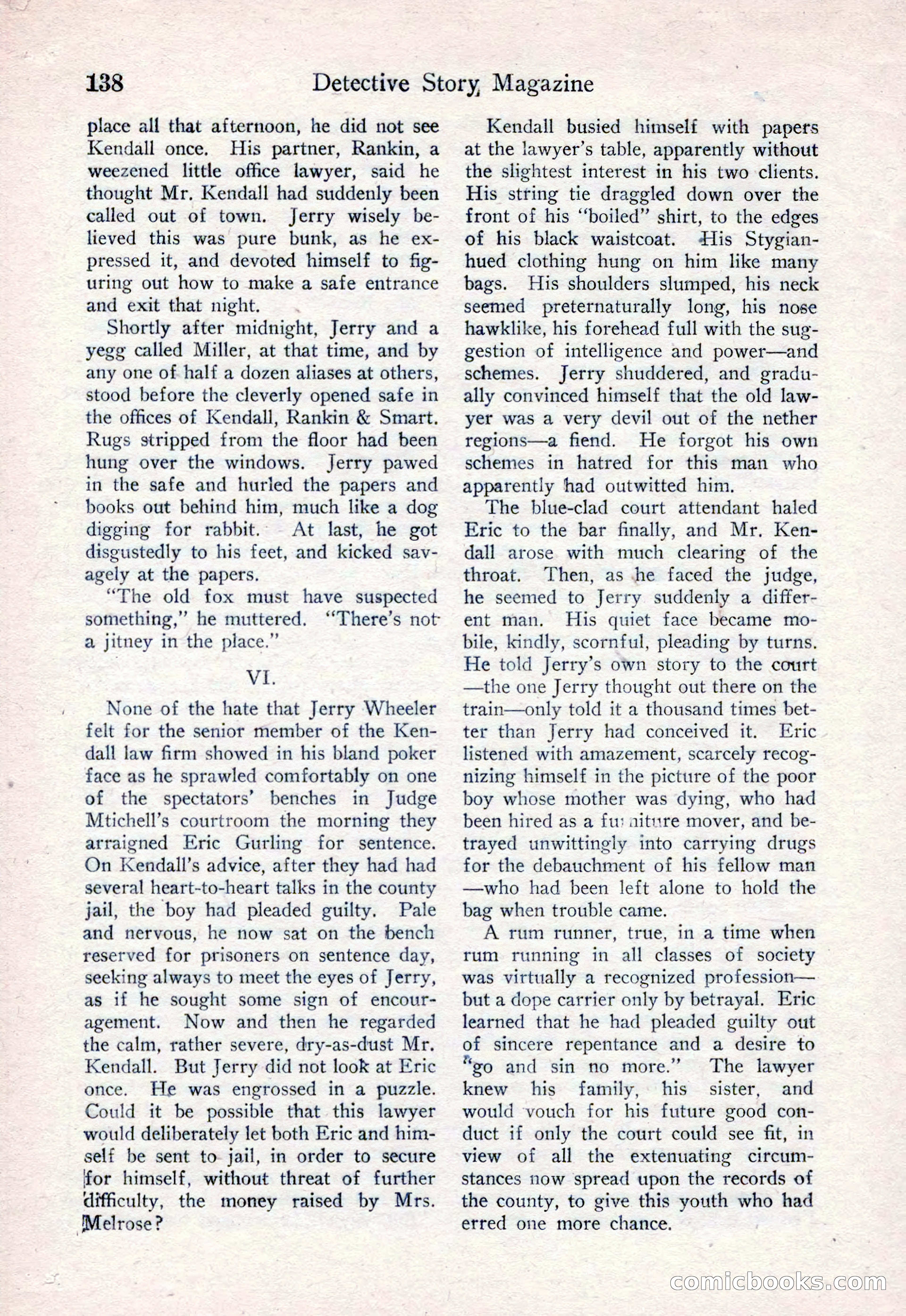 Detective Story Magazine, August 15, 1925 — page 140 of 148