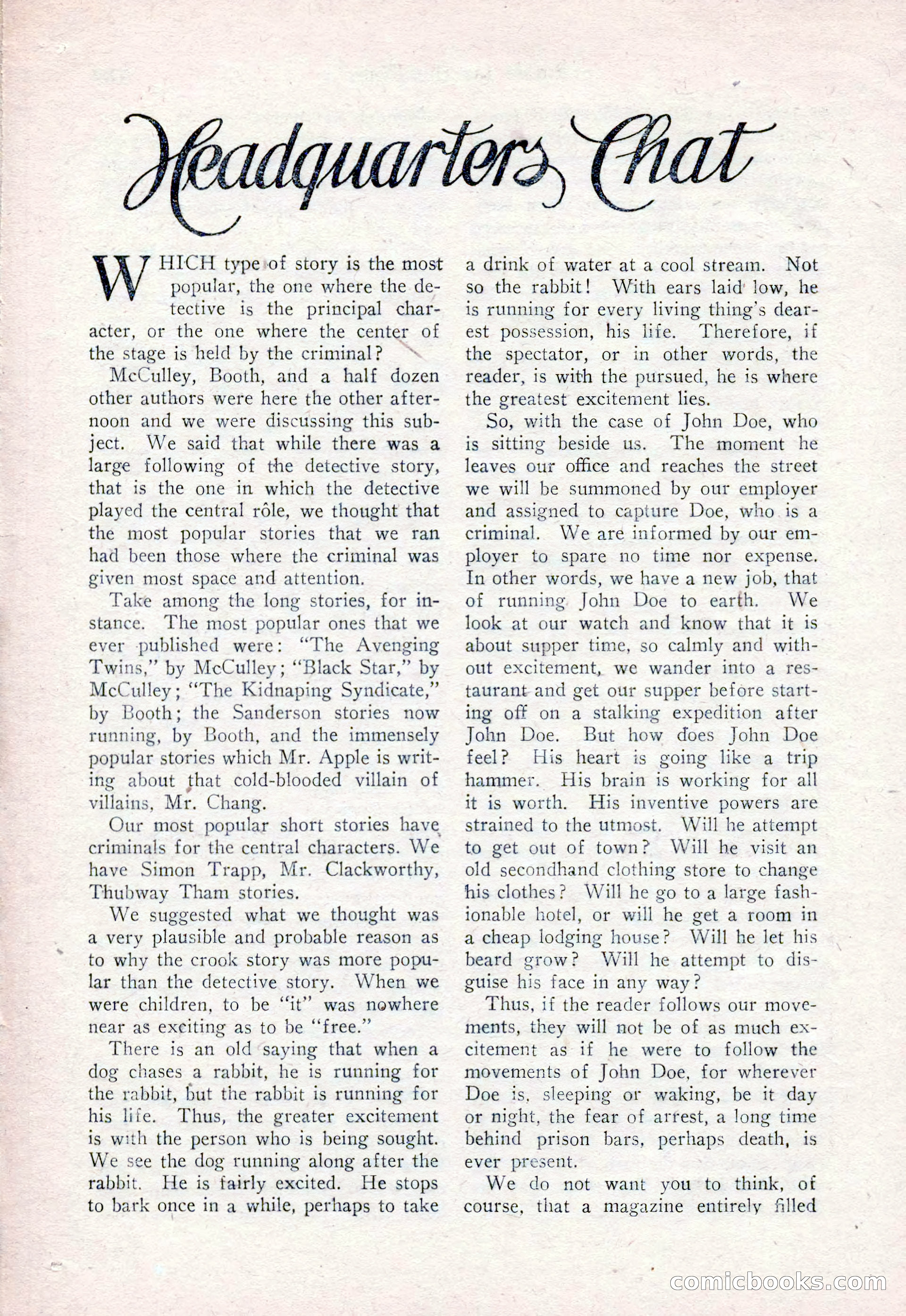 Detective Story Magazine, August 15, 1925 — page 142 of 148