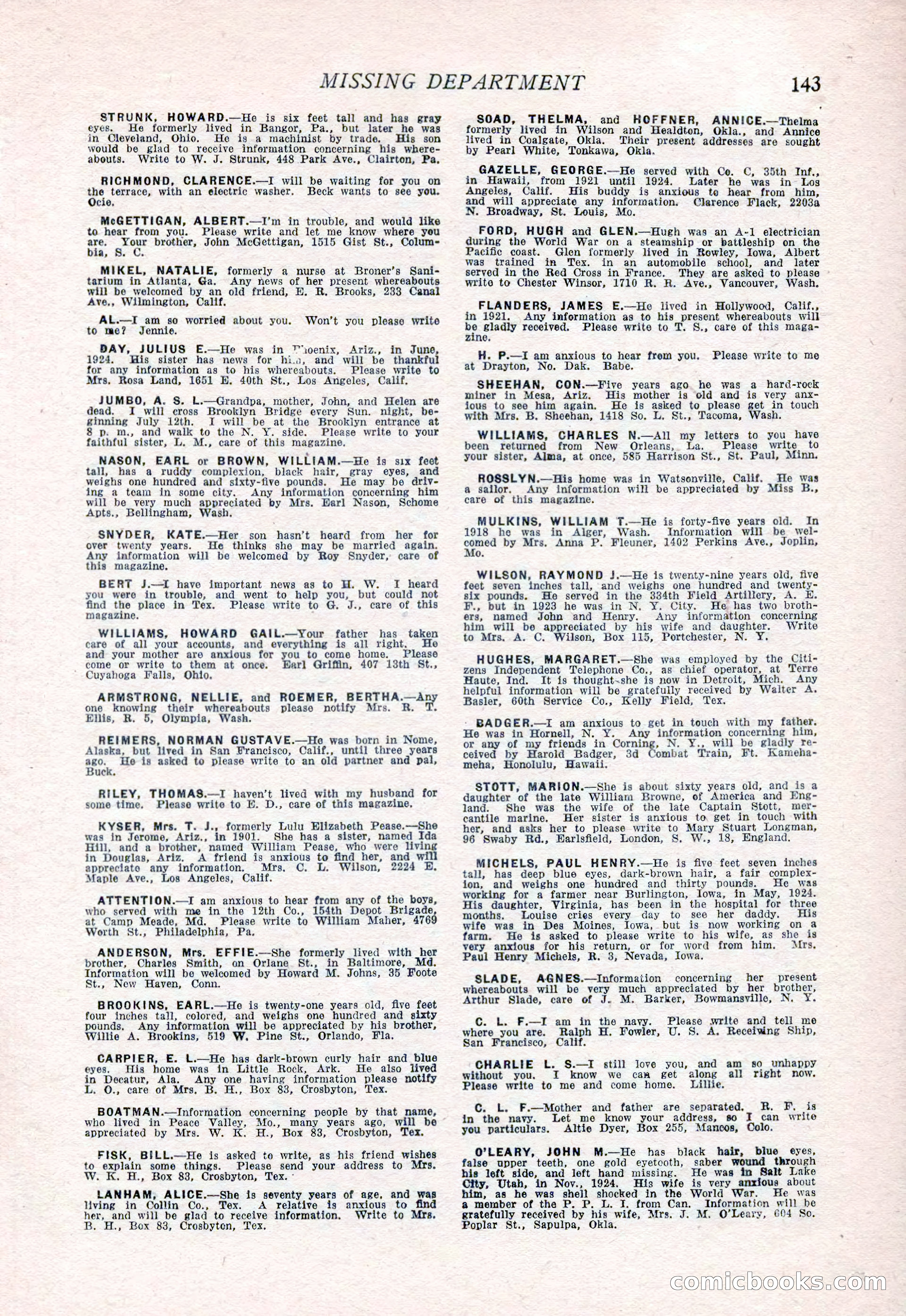 Detective Story Magazine, August 15, 1925 — page 145 of 148