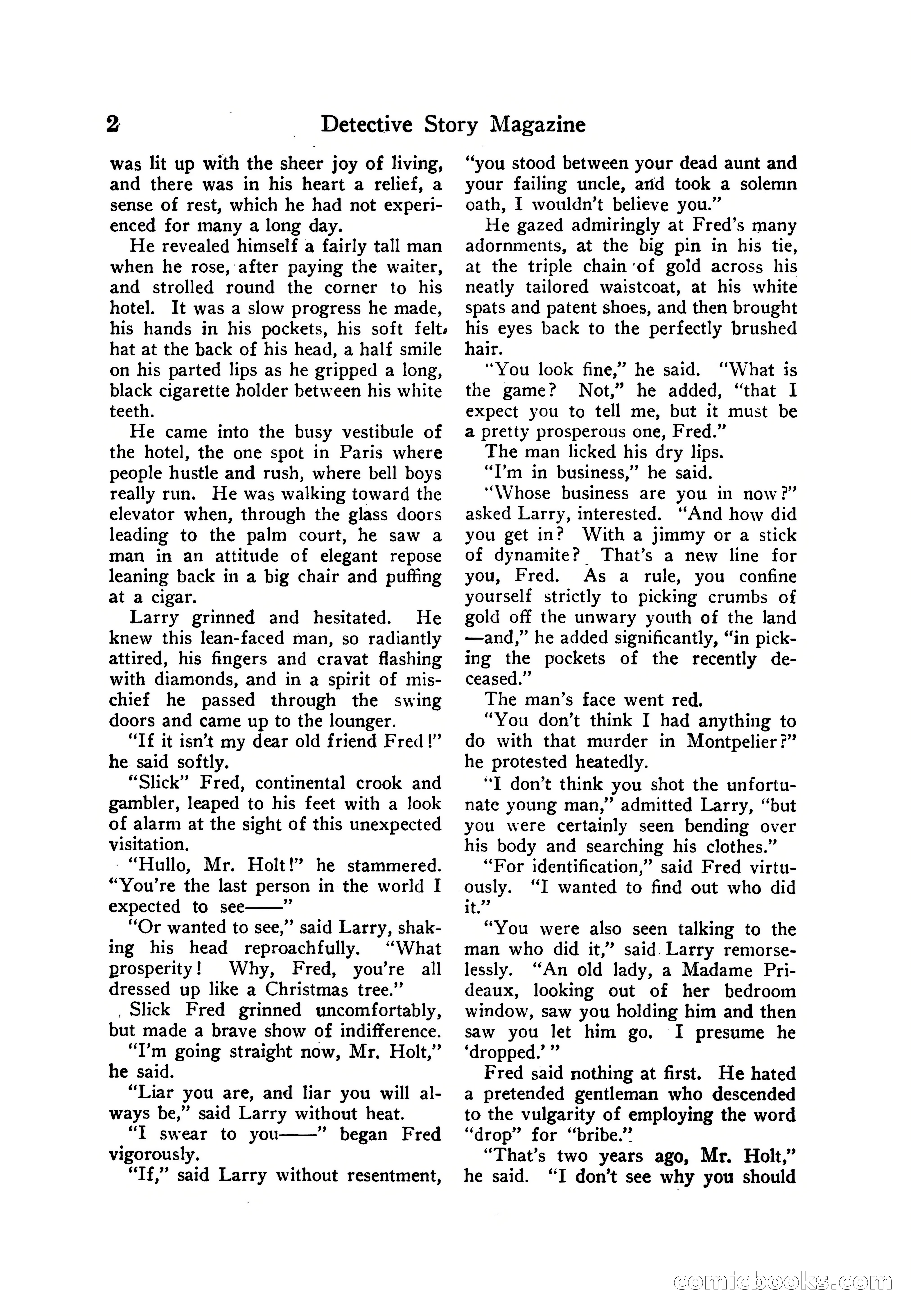 Detective Story Magazine — page 12 of 165