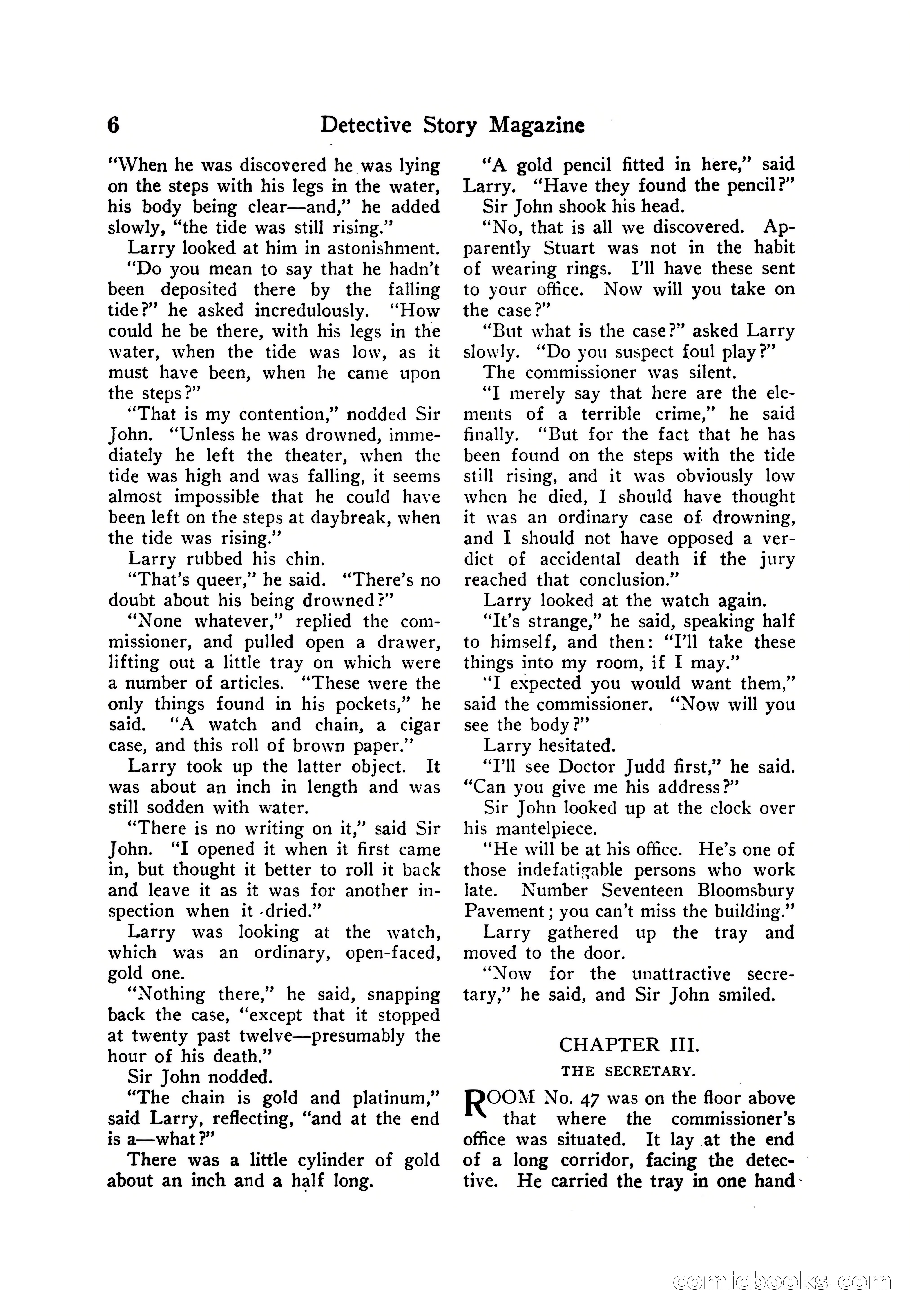Detective Story Magazine — page 16 of 165