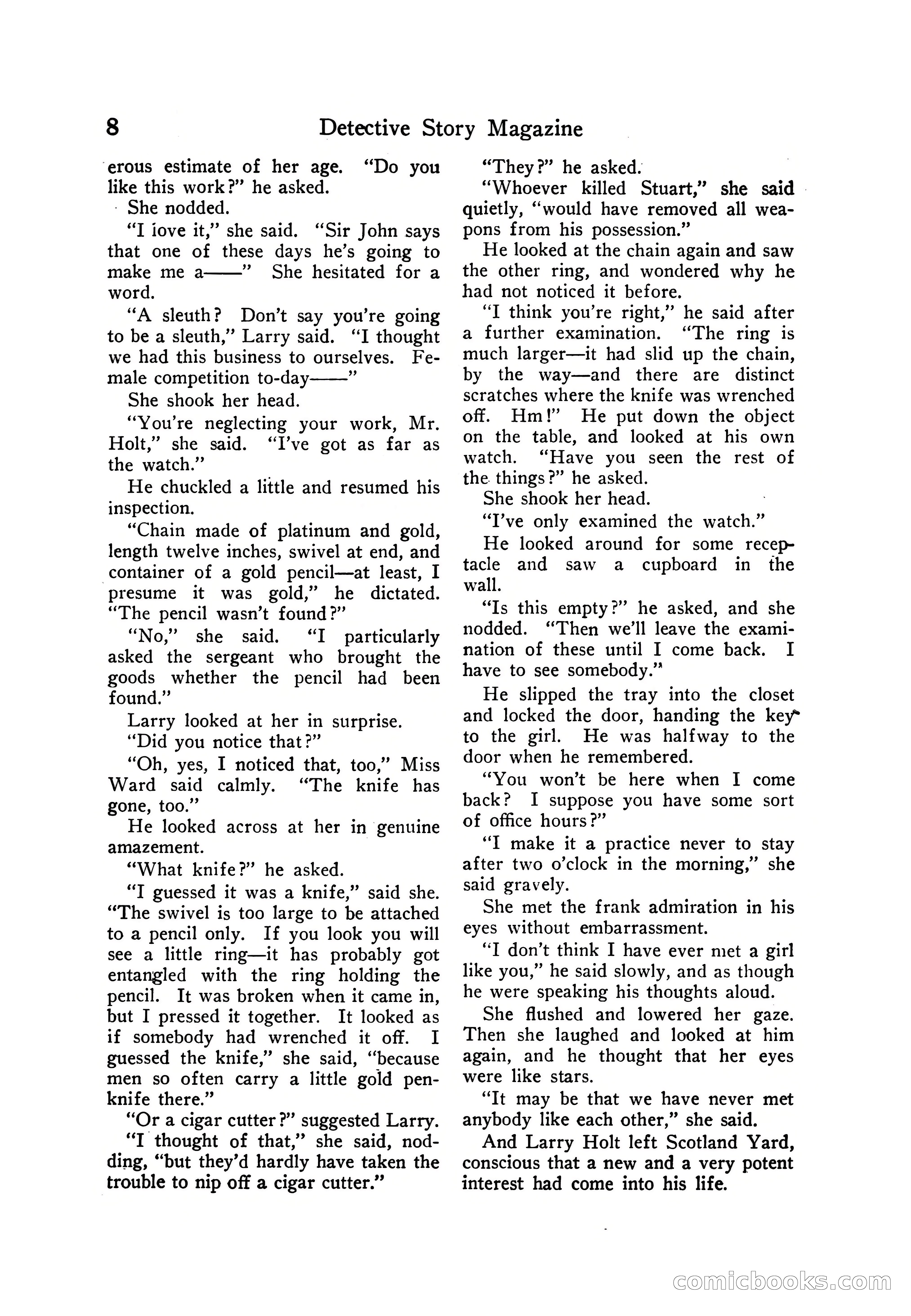Detective Story Magazine — page 18 of 165