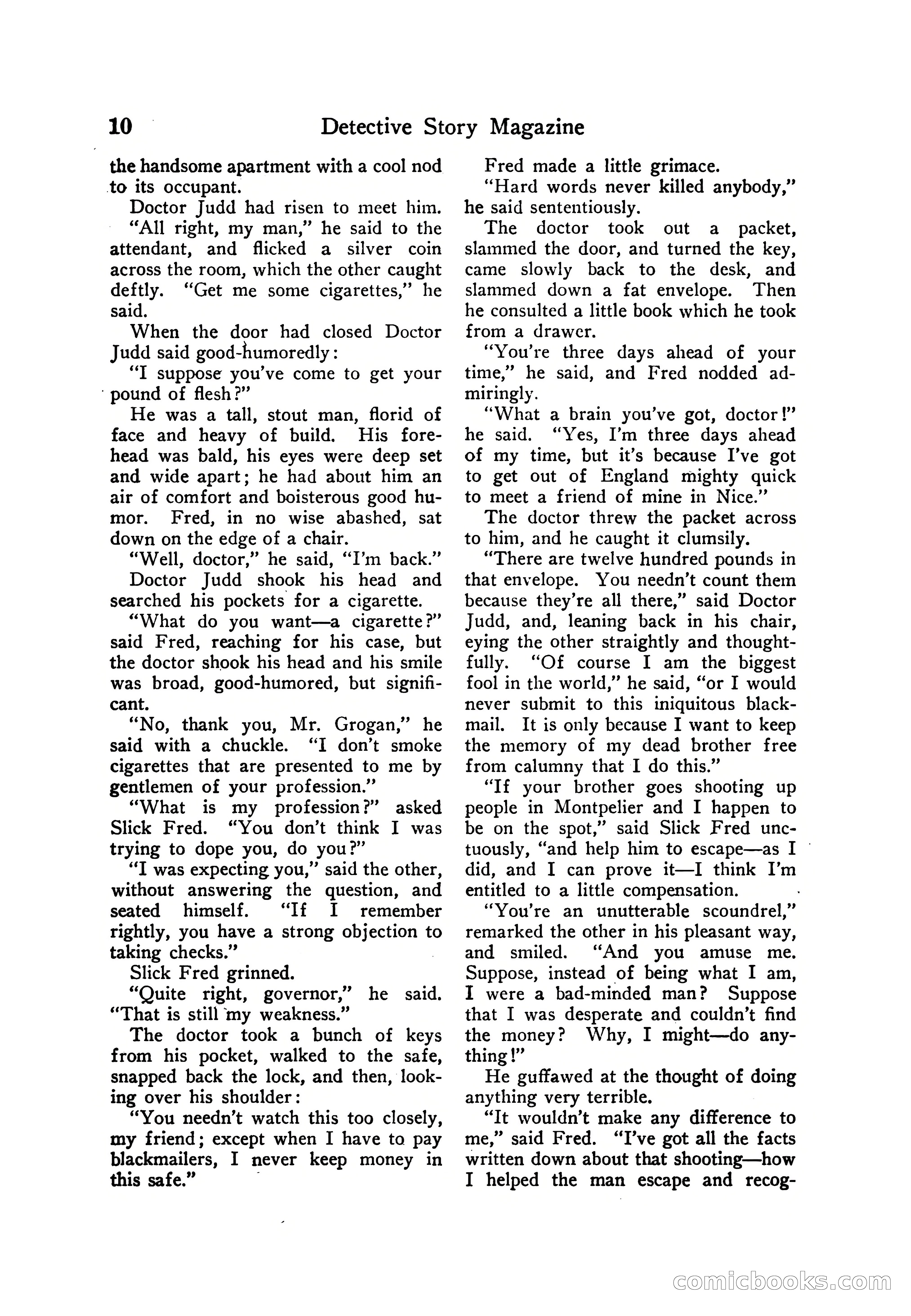 Detective Story Magazine — page 20 of 165