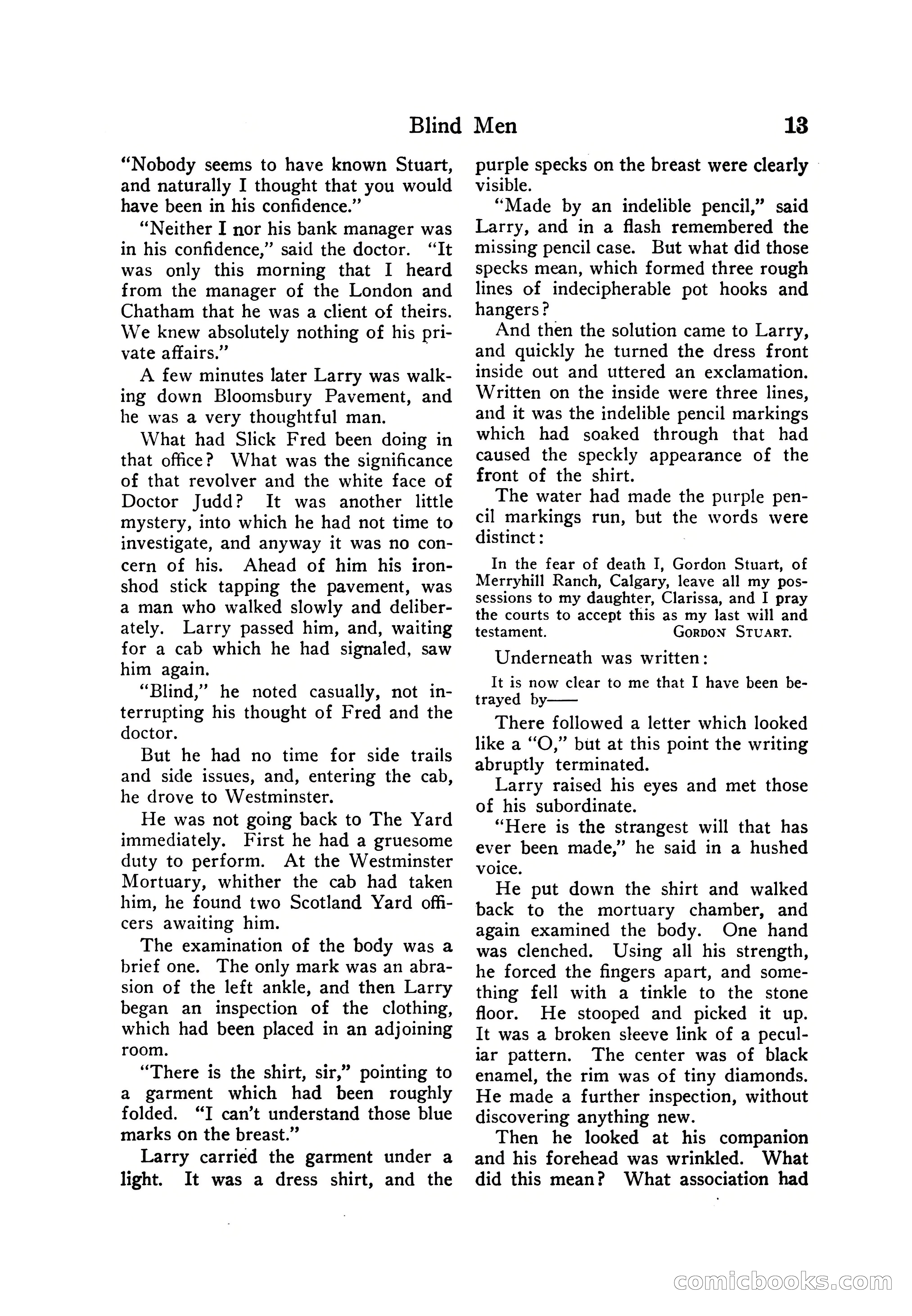 Detective Story Magazine — page 23 of 165