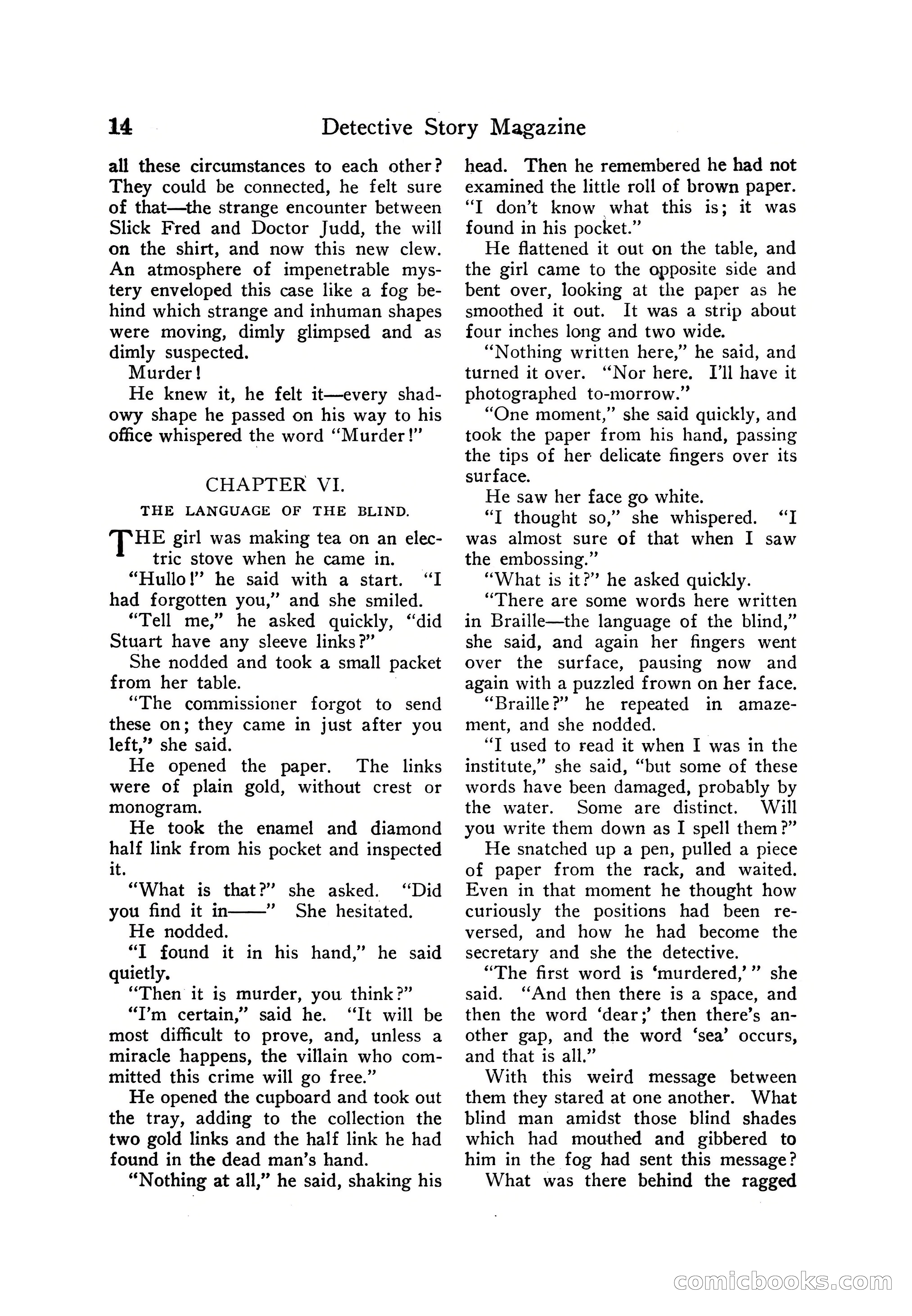Detective Story Magazine — page 24 of 165