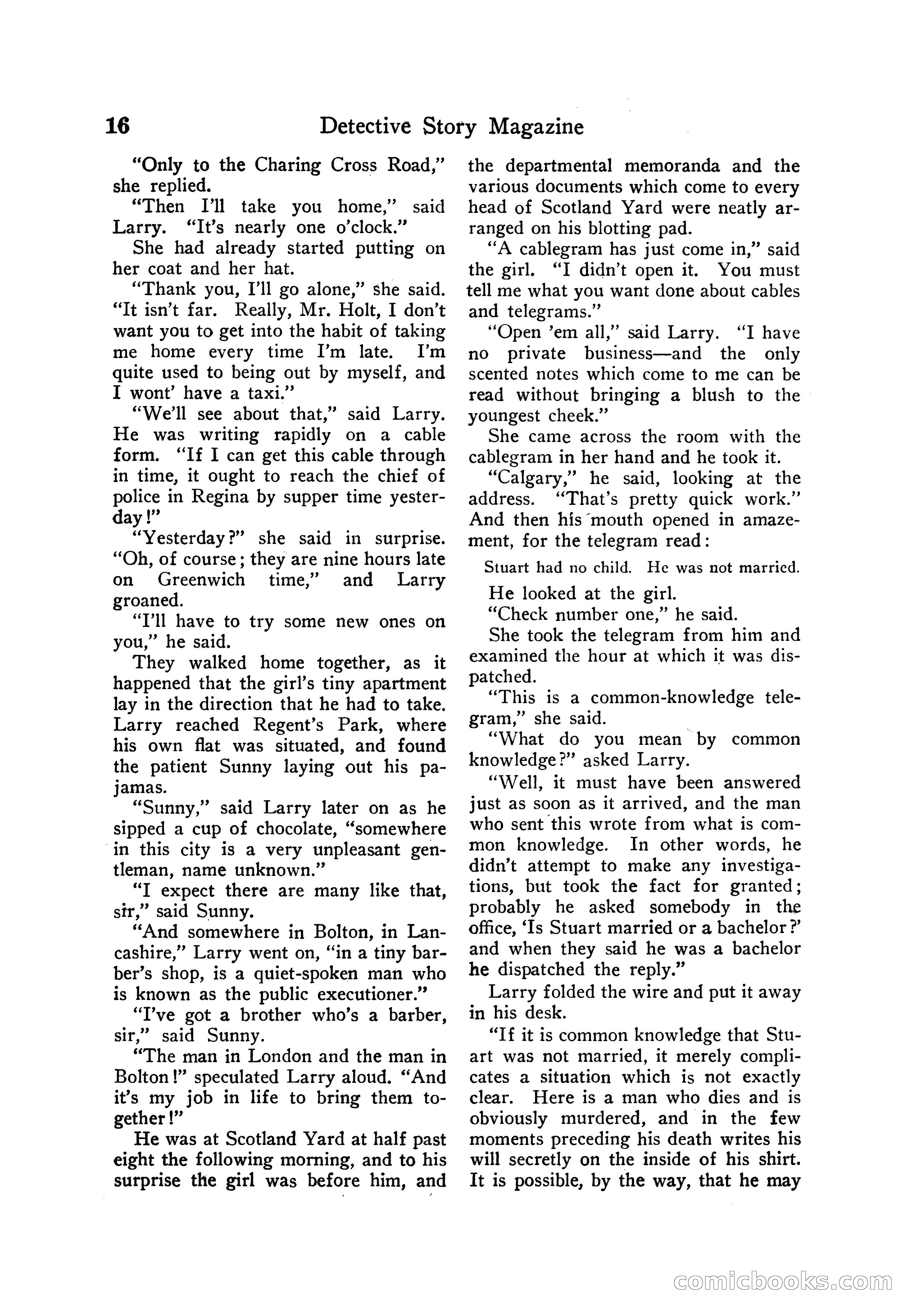 Detective Story Magazine — page 26 of 165