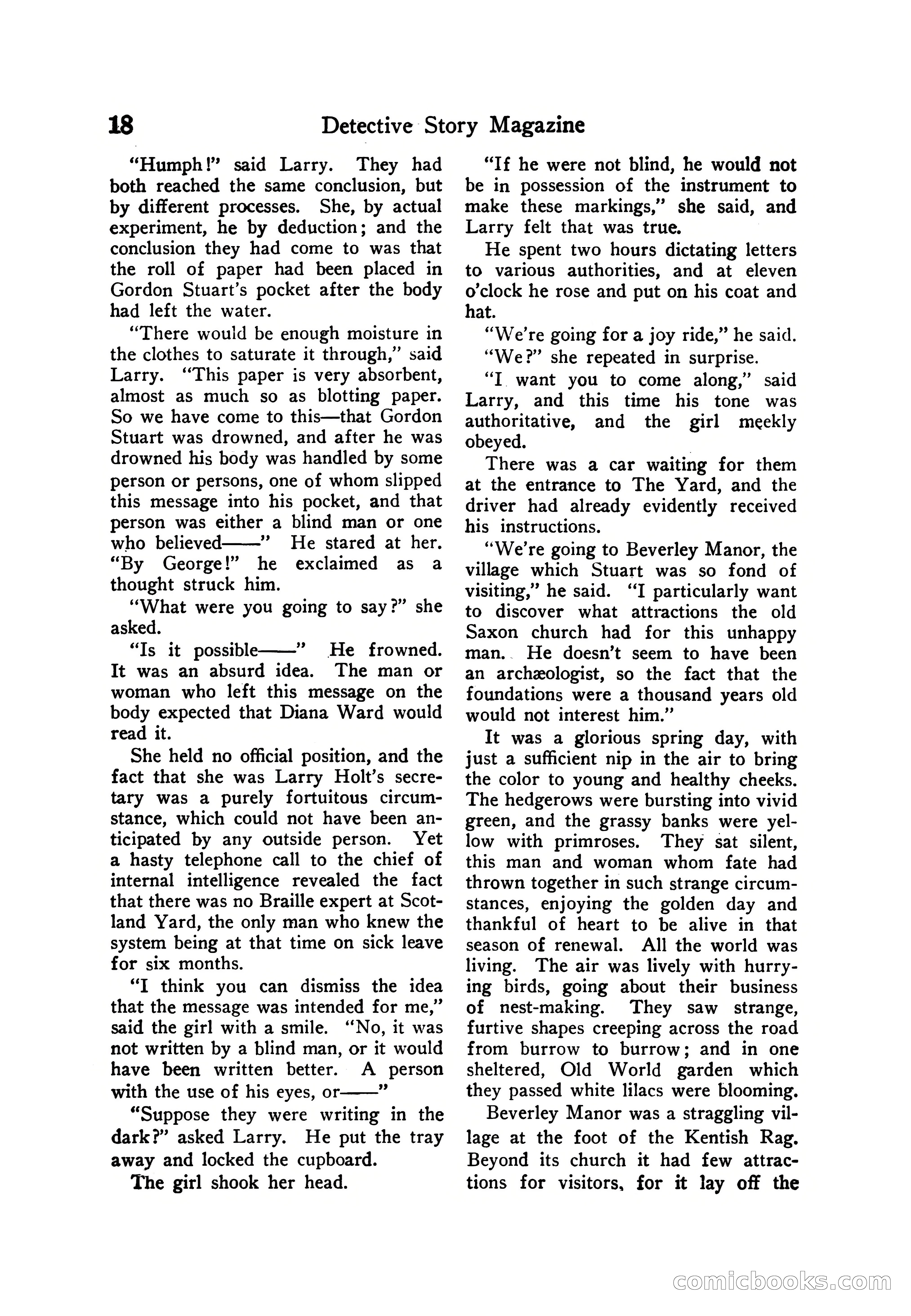 Detective Story Magazine — page 28 of 165