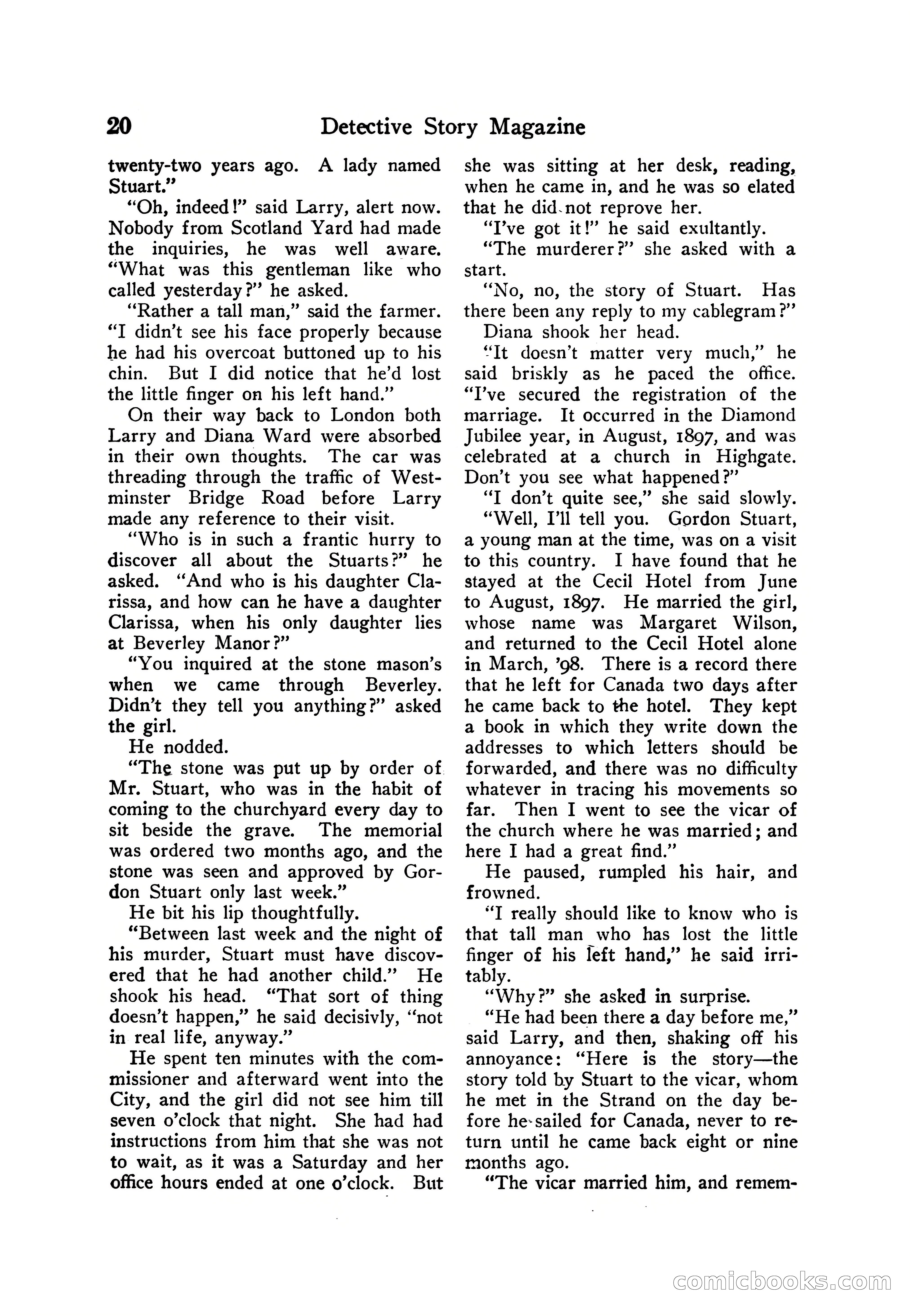 Detective Story Magazine — page 30 of 165
