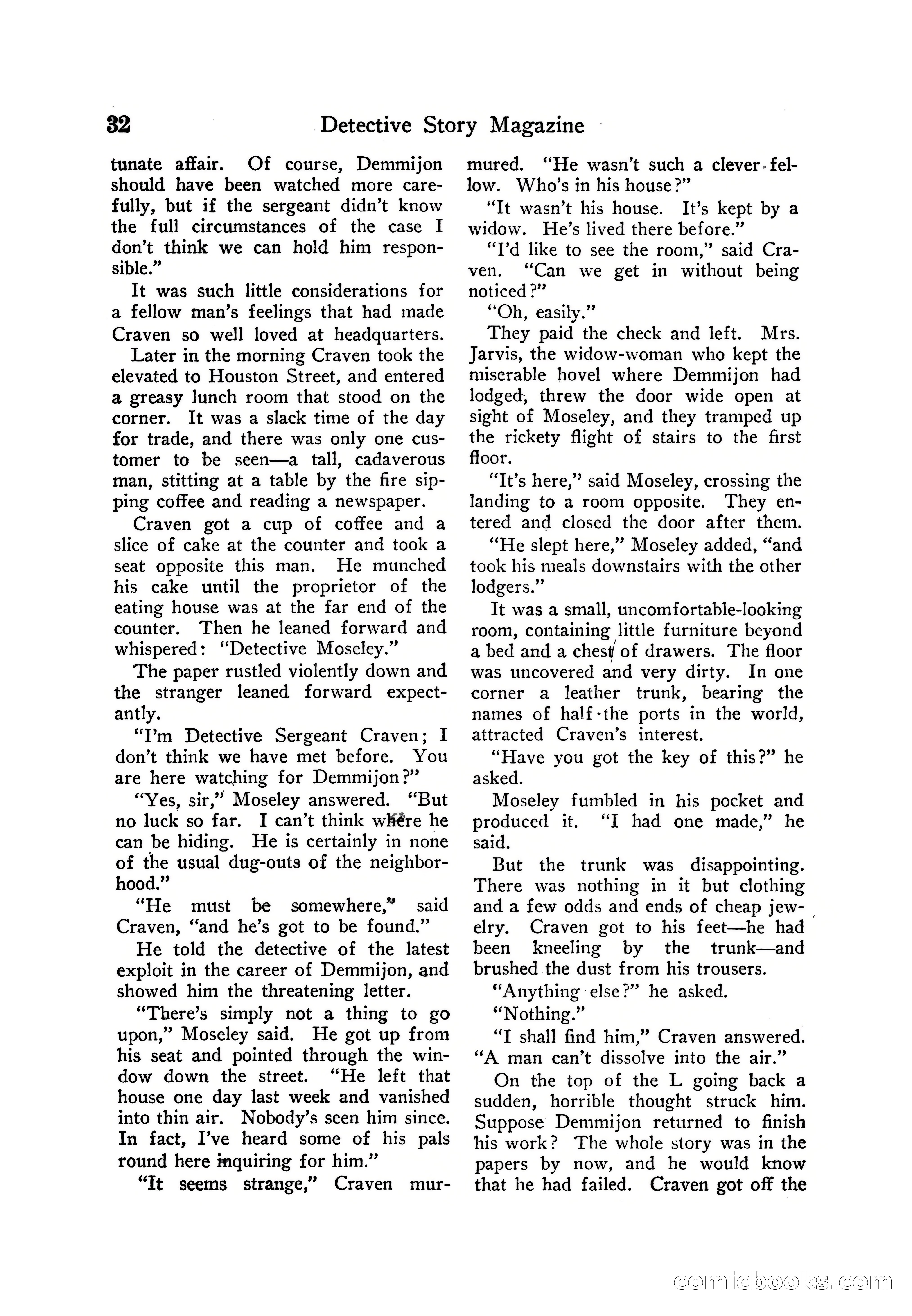 Detective Story Magazine — page 42 of 165