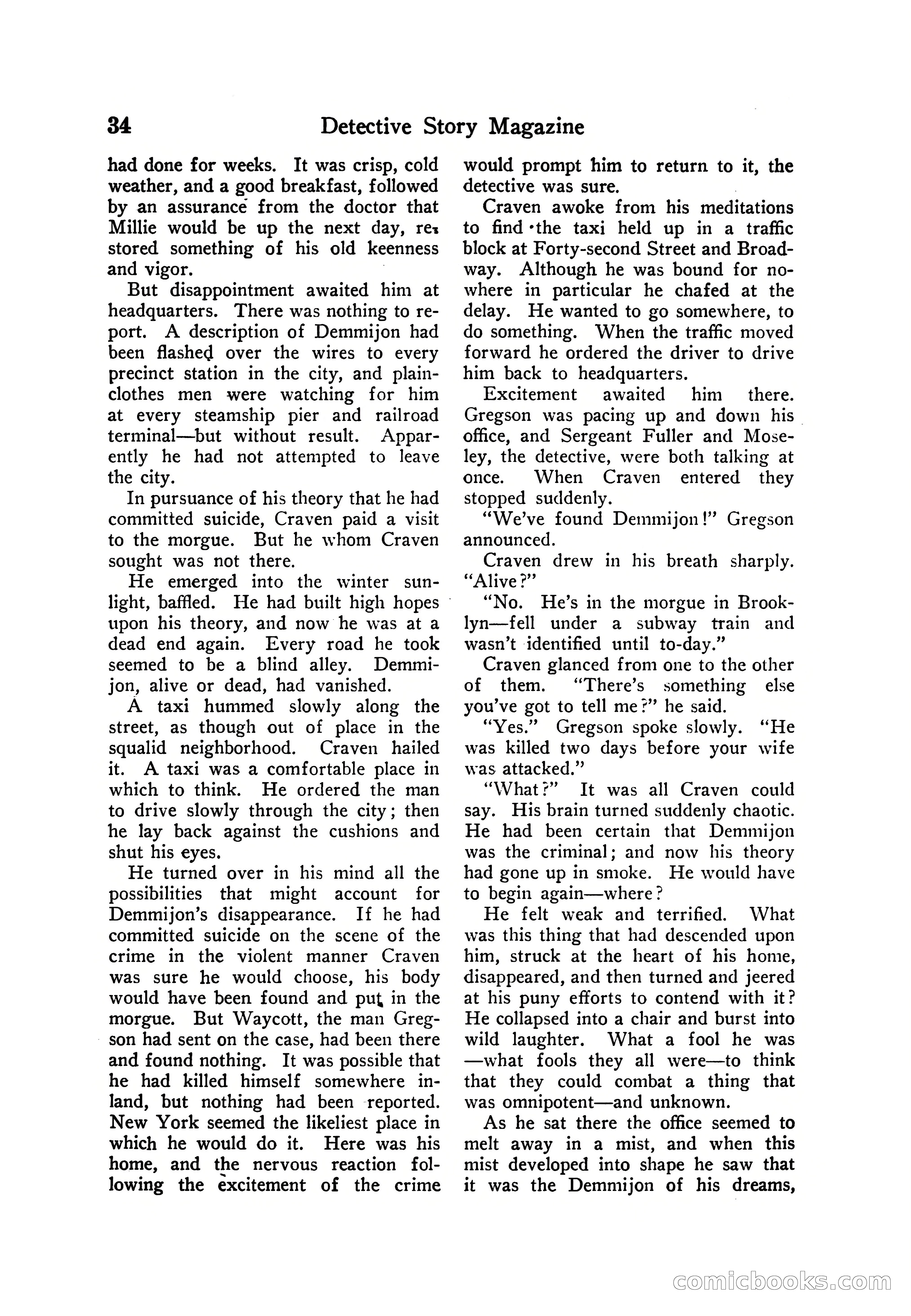 Detective Story Magazine — page 44 of 165