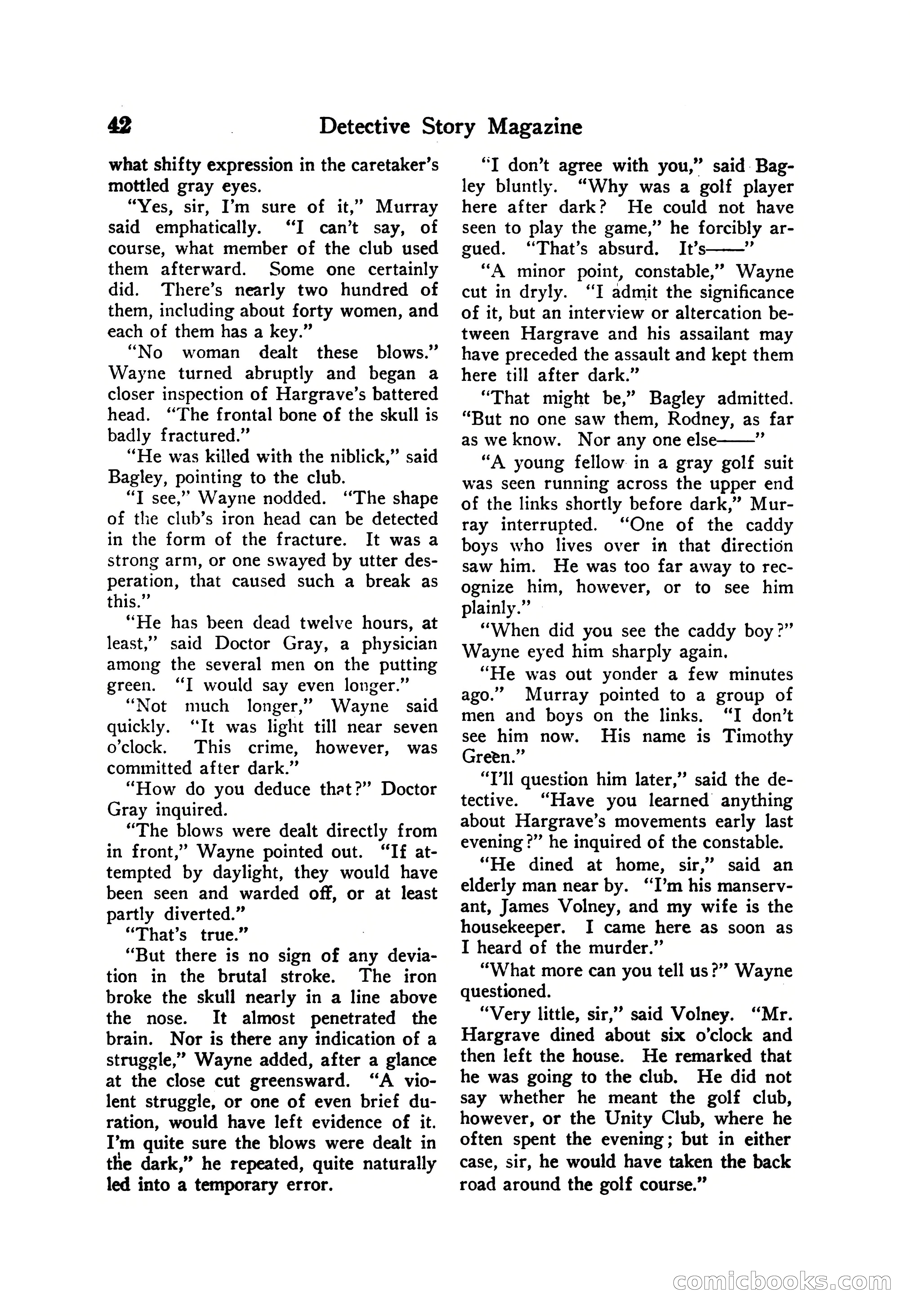 Detective Story Magazine — page 52 of 165
