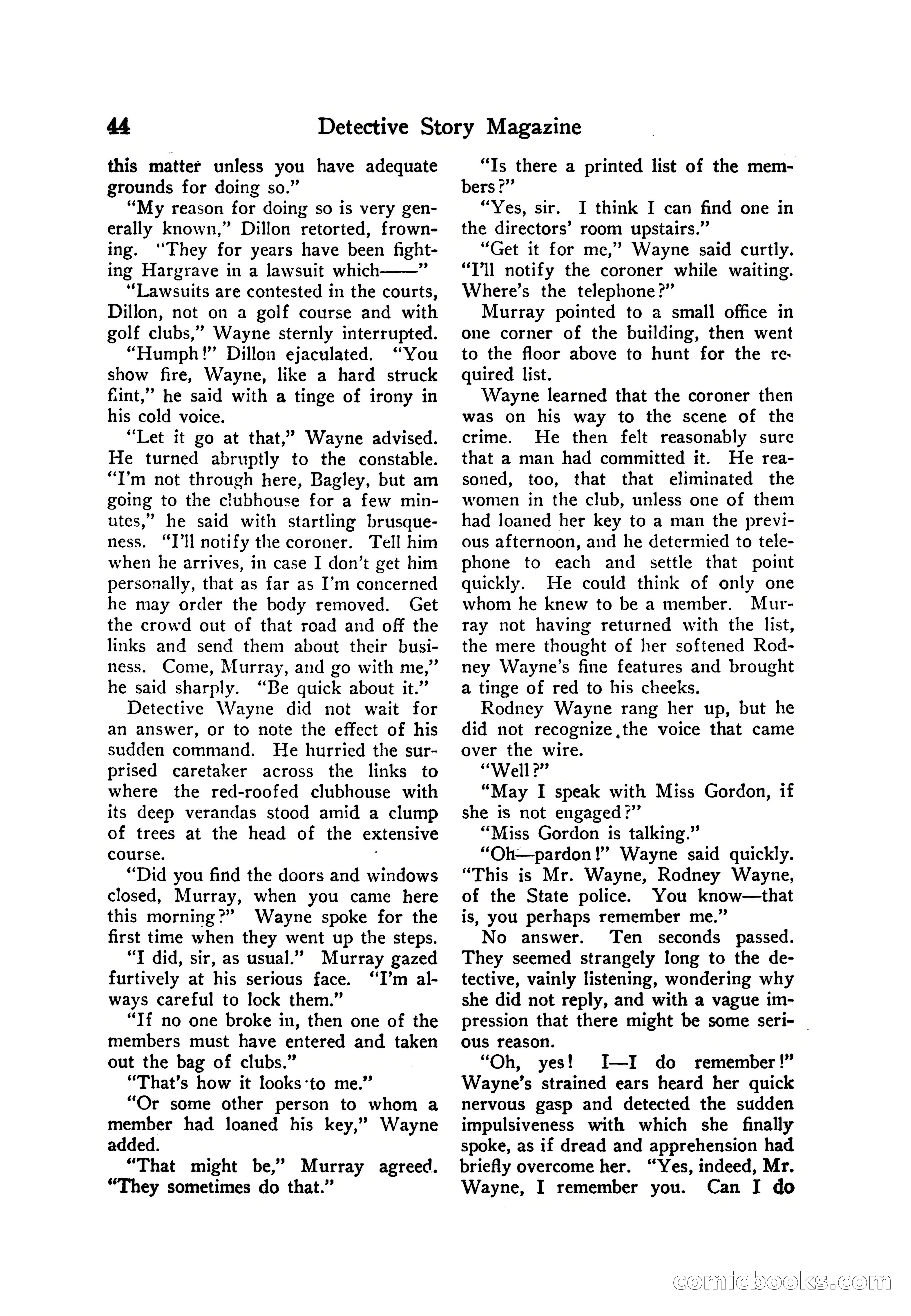 Detective Story Magazine — page 54 of 165