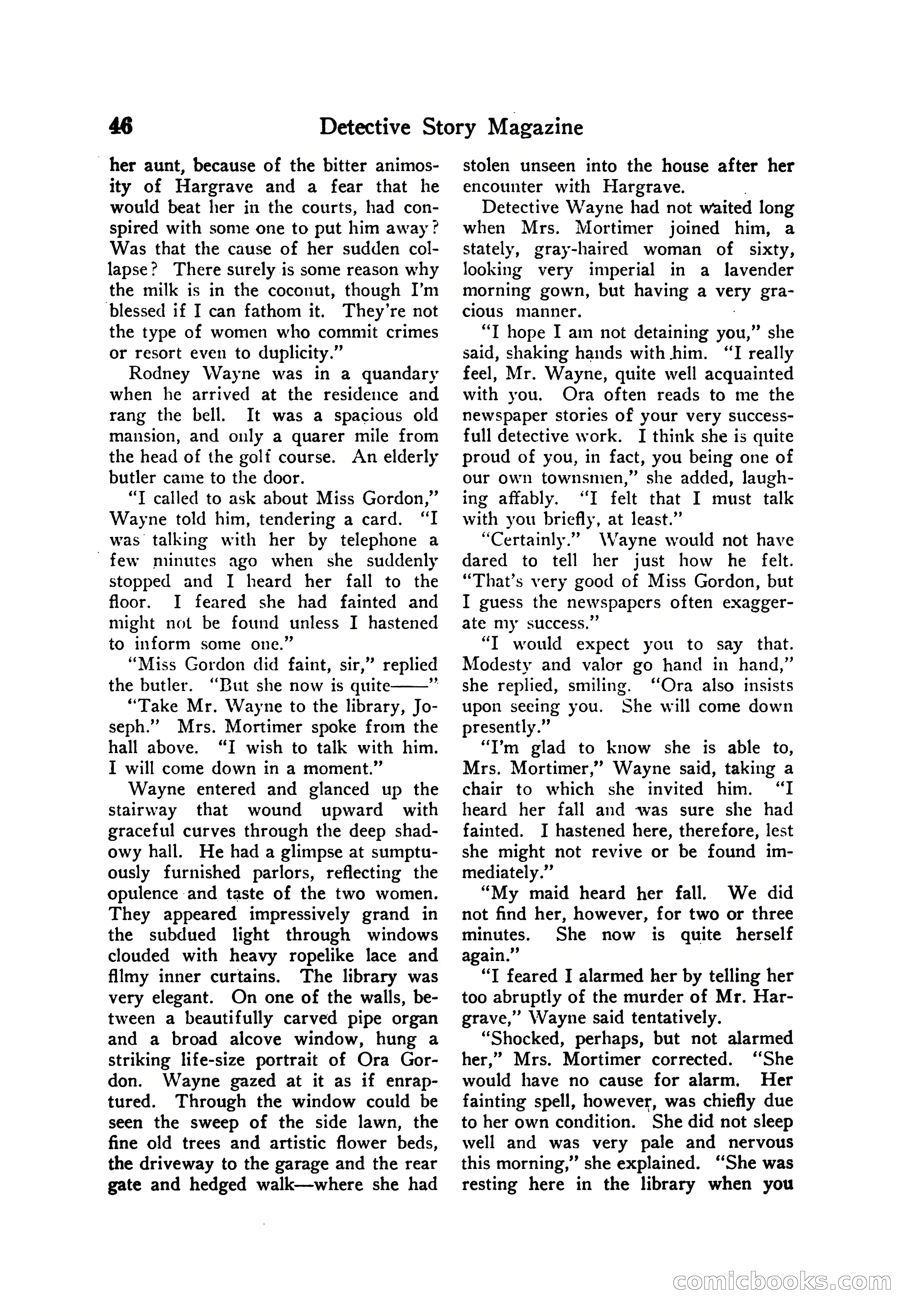 Detective Story Magazine — page 56 of 165
