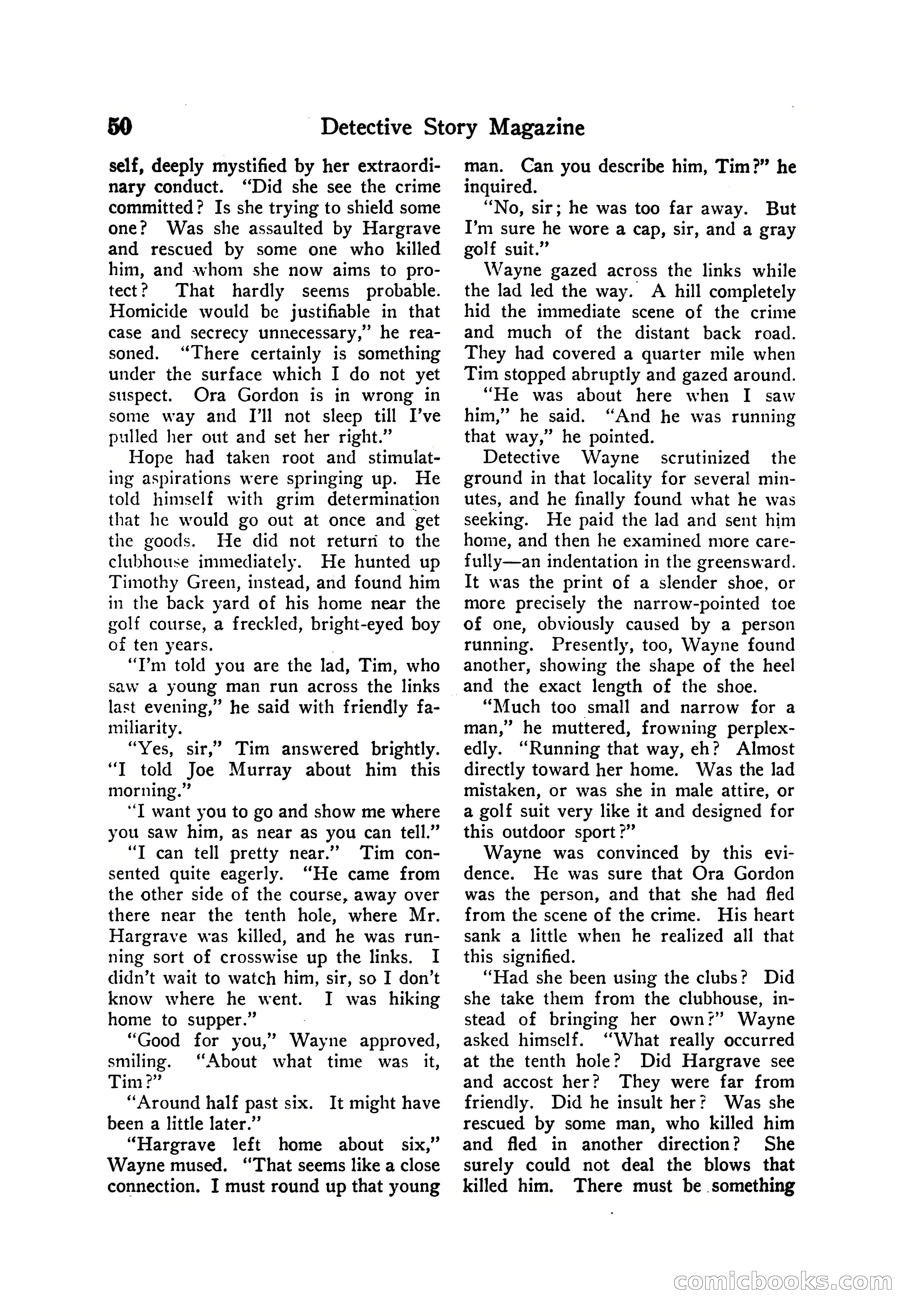 Detective Story Magazine — page 60 of 165
