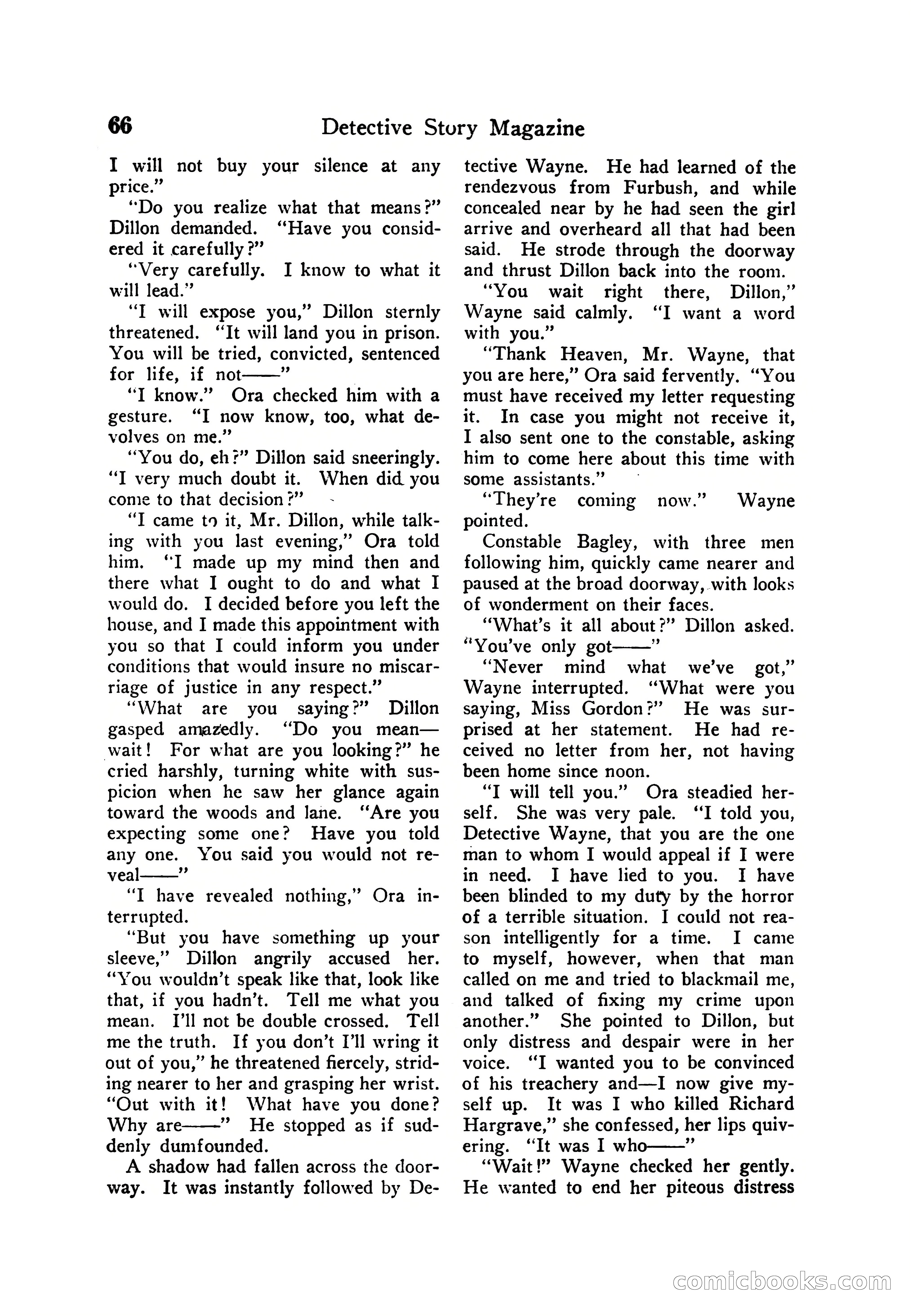 Detective Story Magazine — page 76 of 165