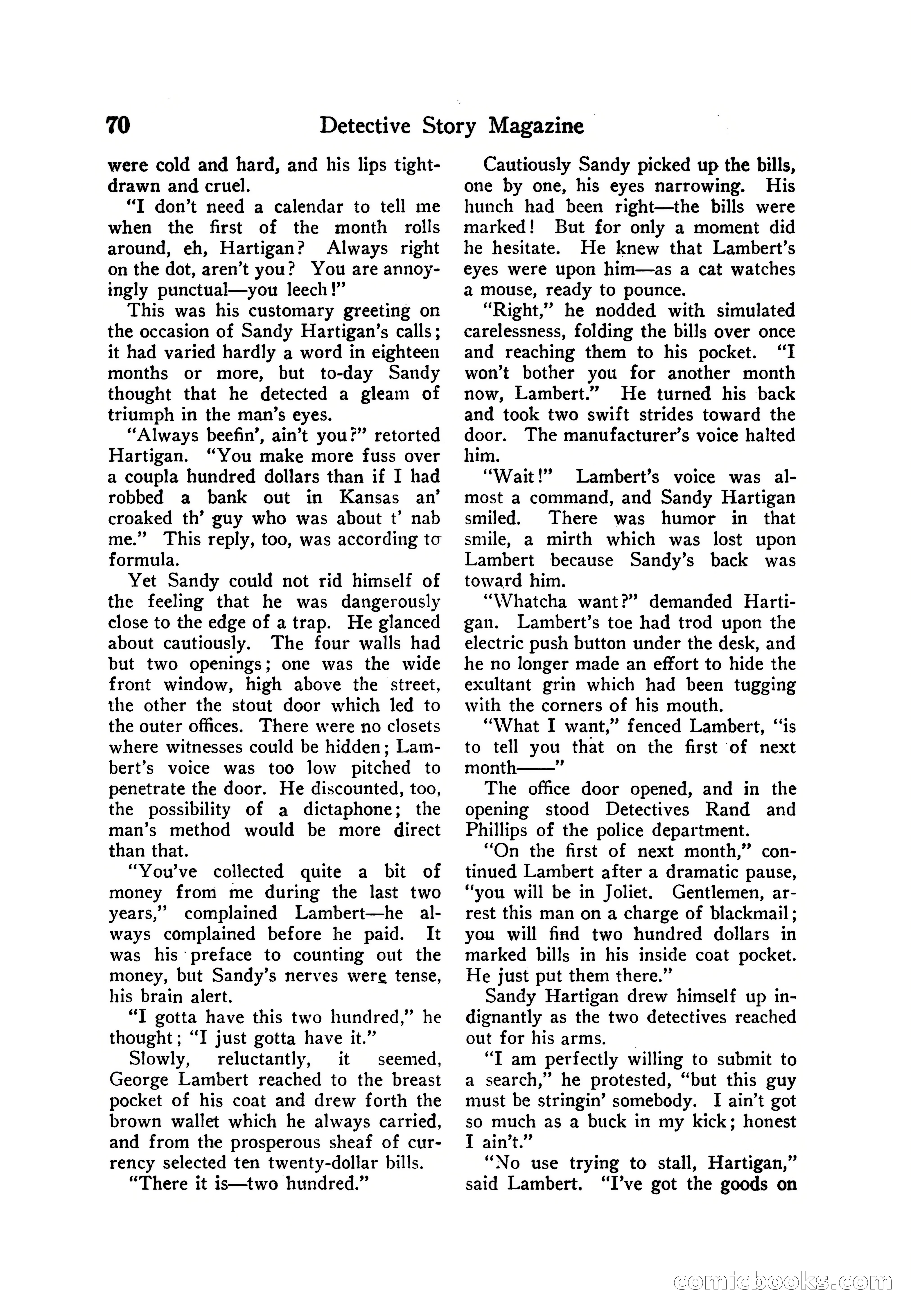Detective Story Magazine — page 80 of 165
