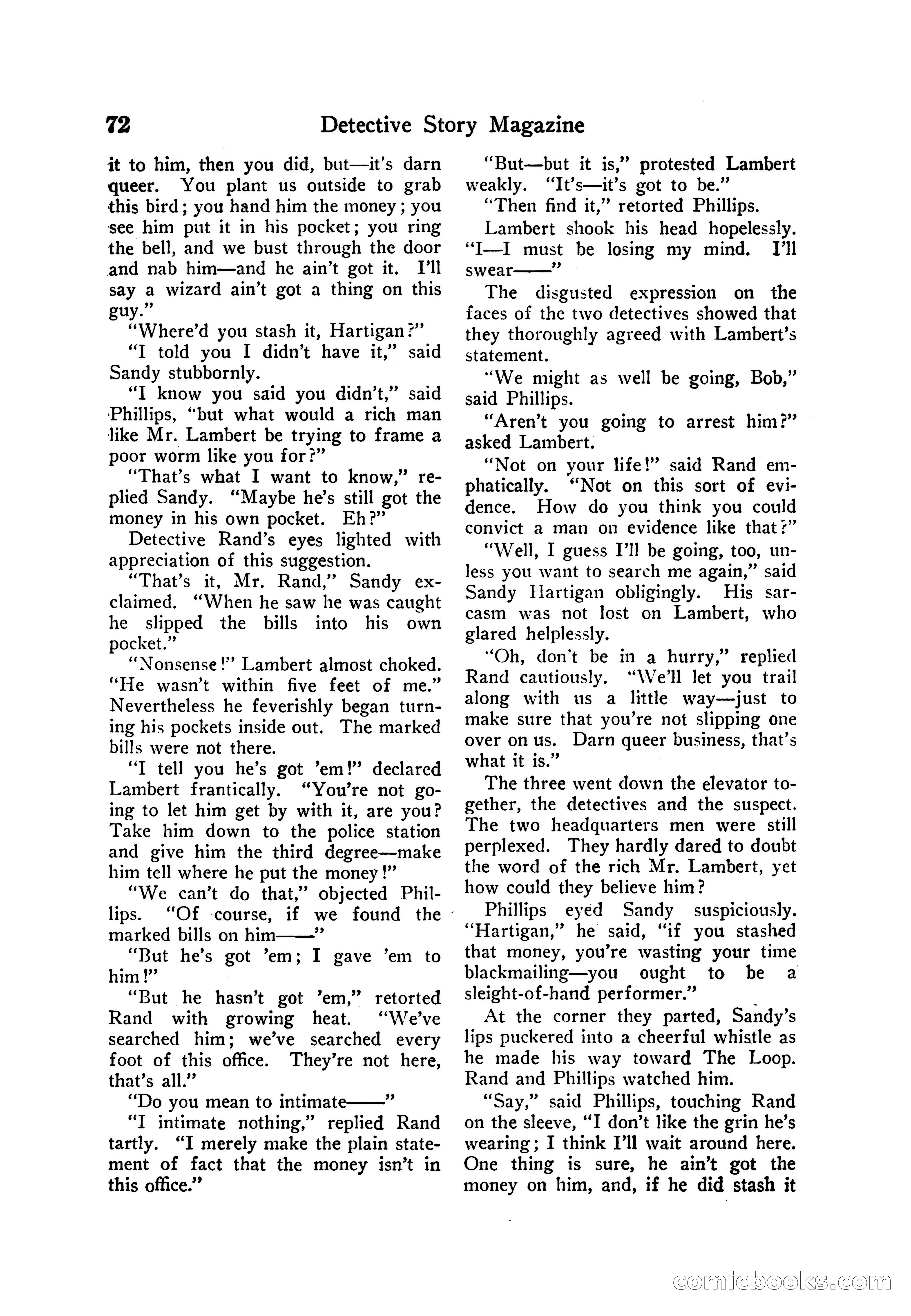 Detective Story Magazine — page 82 of 165
