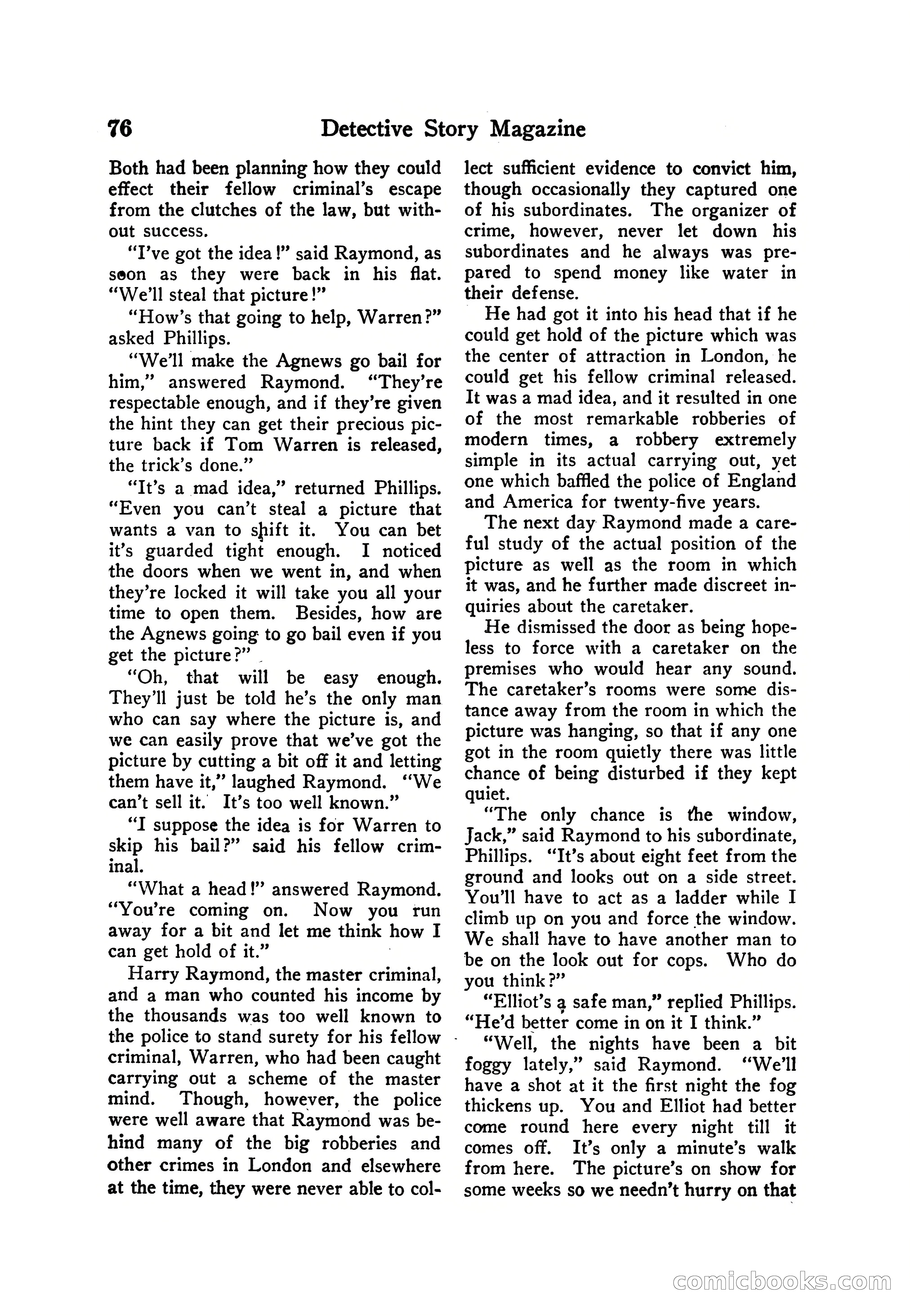 Detective Story Magazine — page 86 of 165