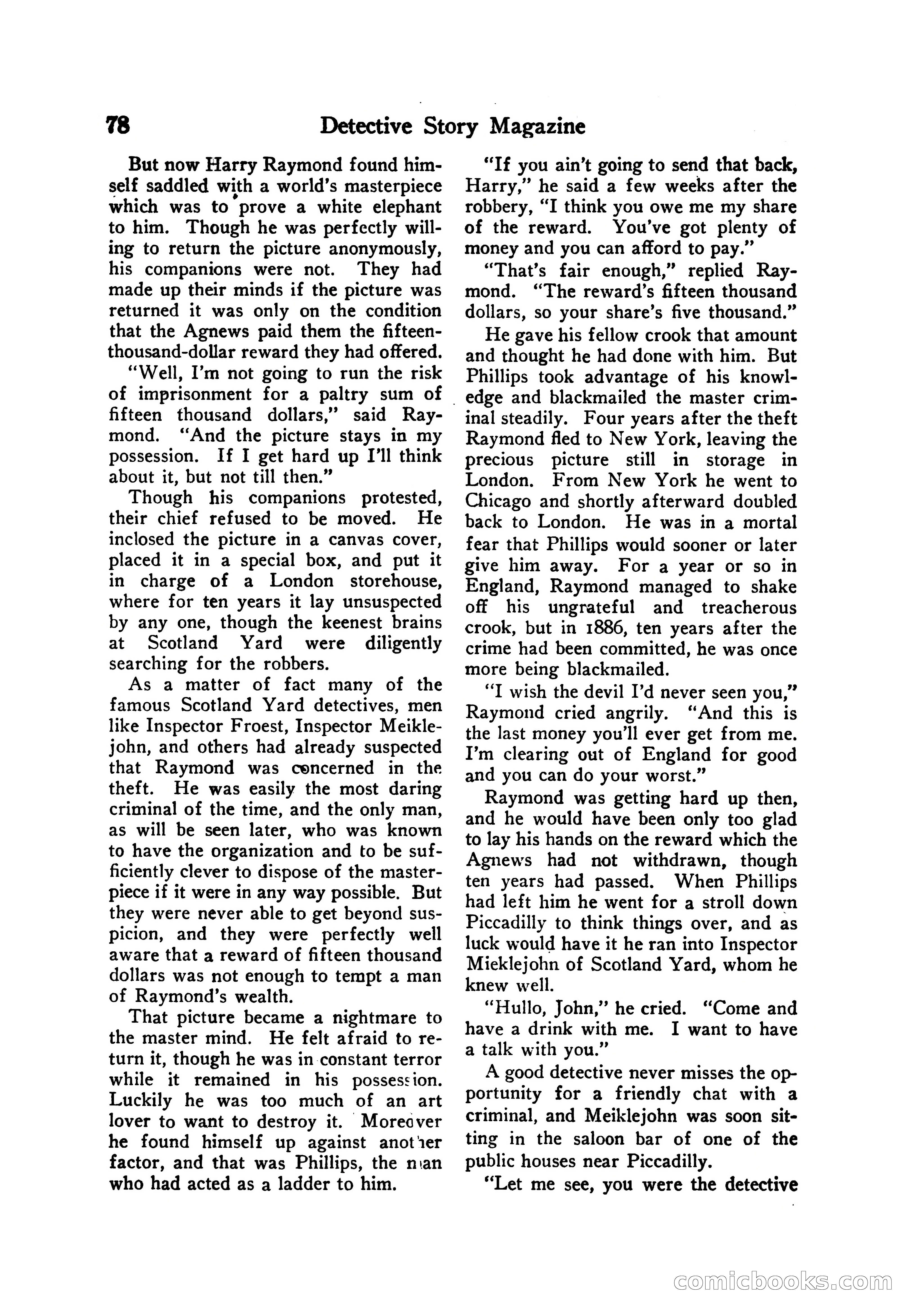 Detective Story Magazine — page 88 of 165