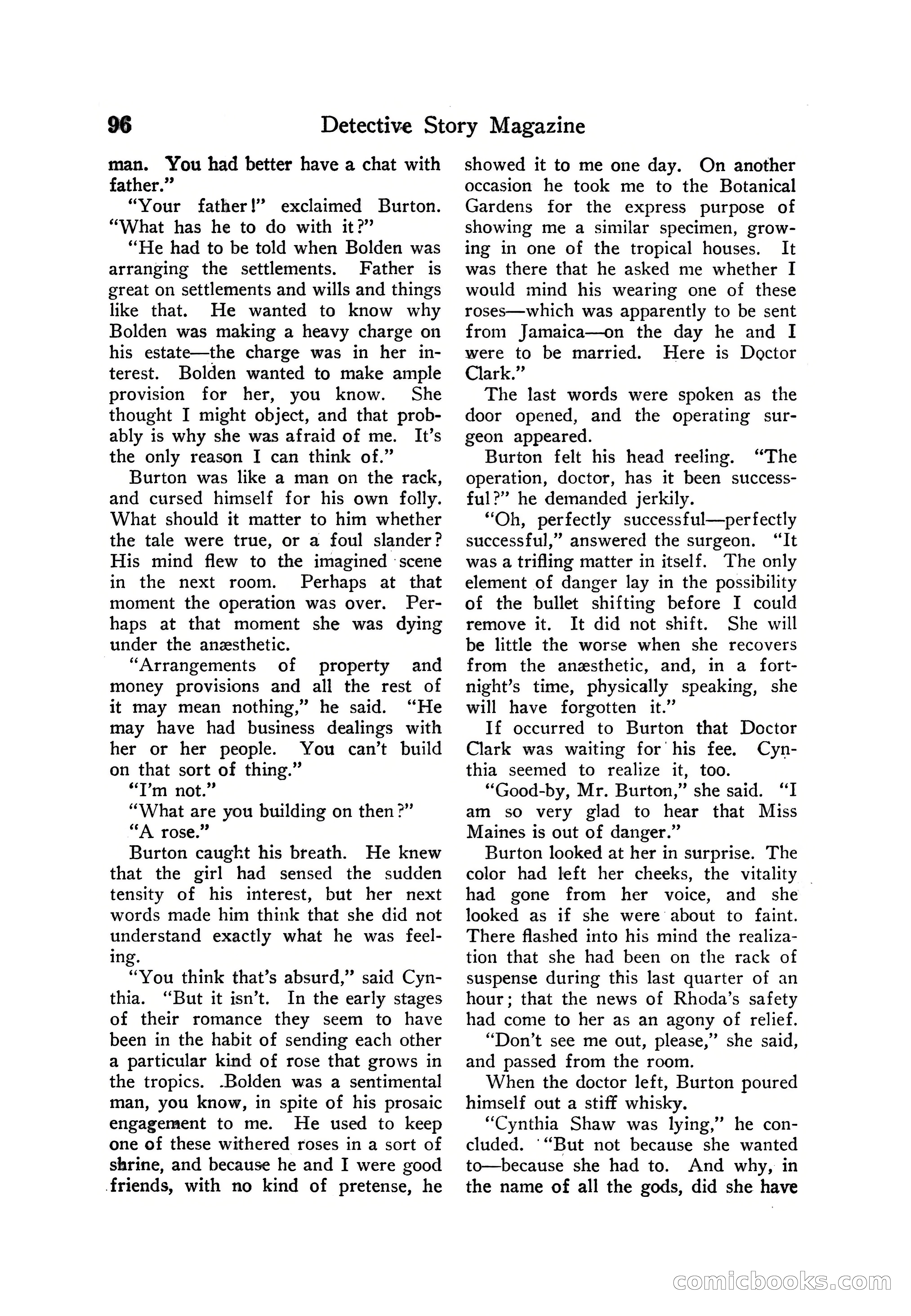 Detective Story Magazine — page 106 of 165