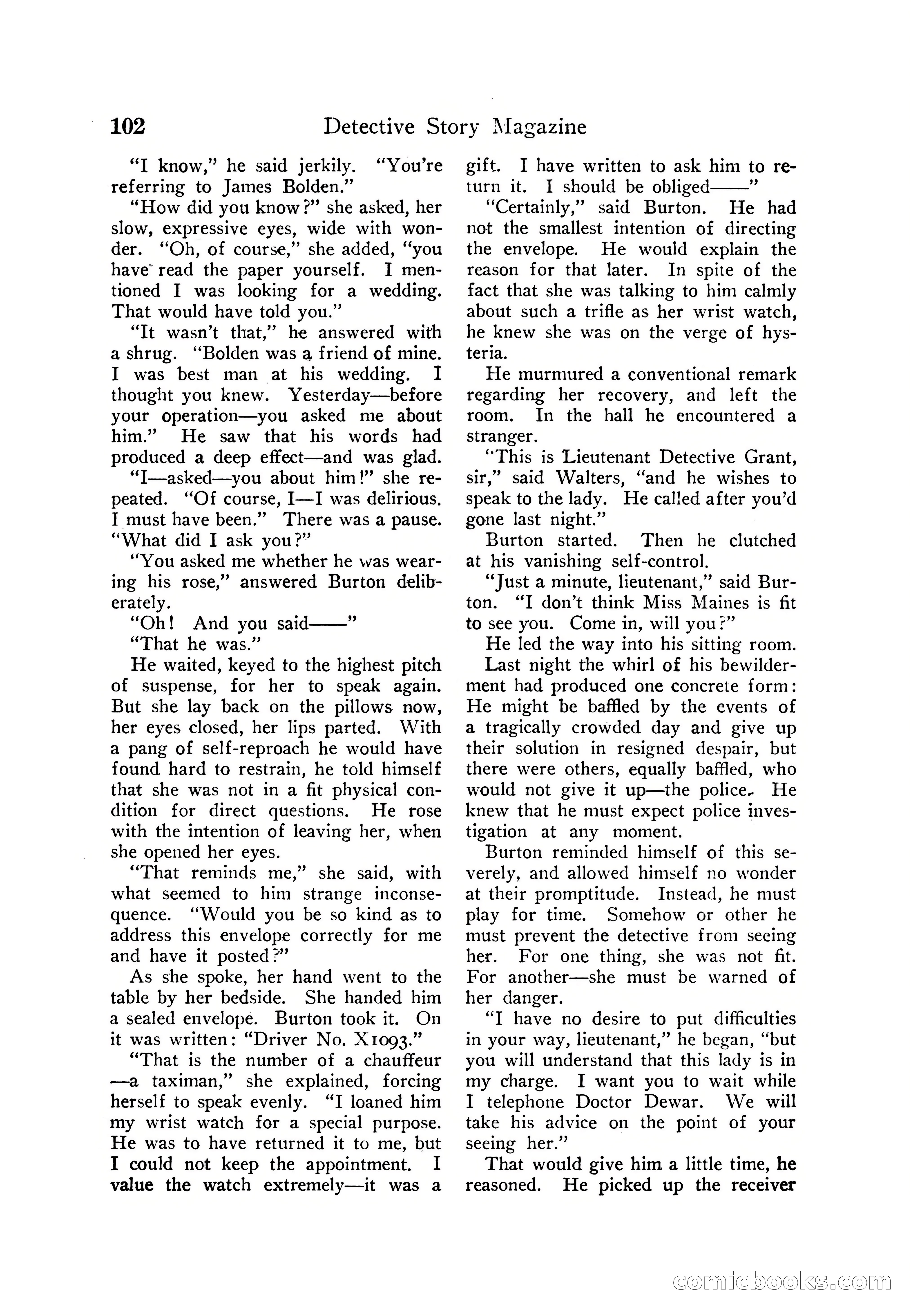 Detective Story Magazine — page 112 of 165