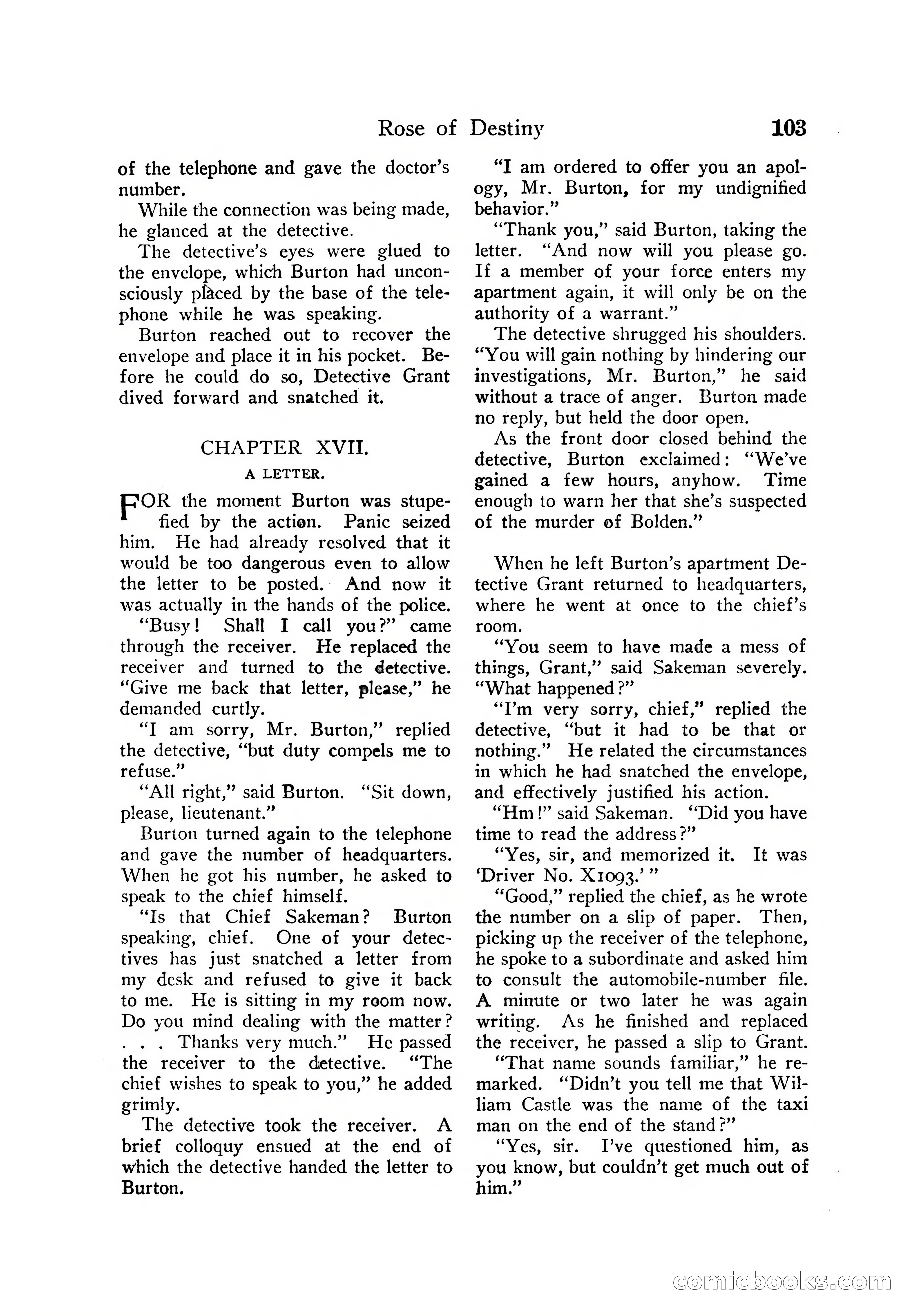 Detective Story Magazine — page 113 of 165