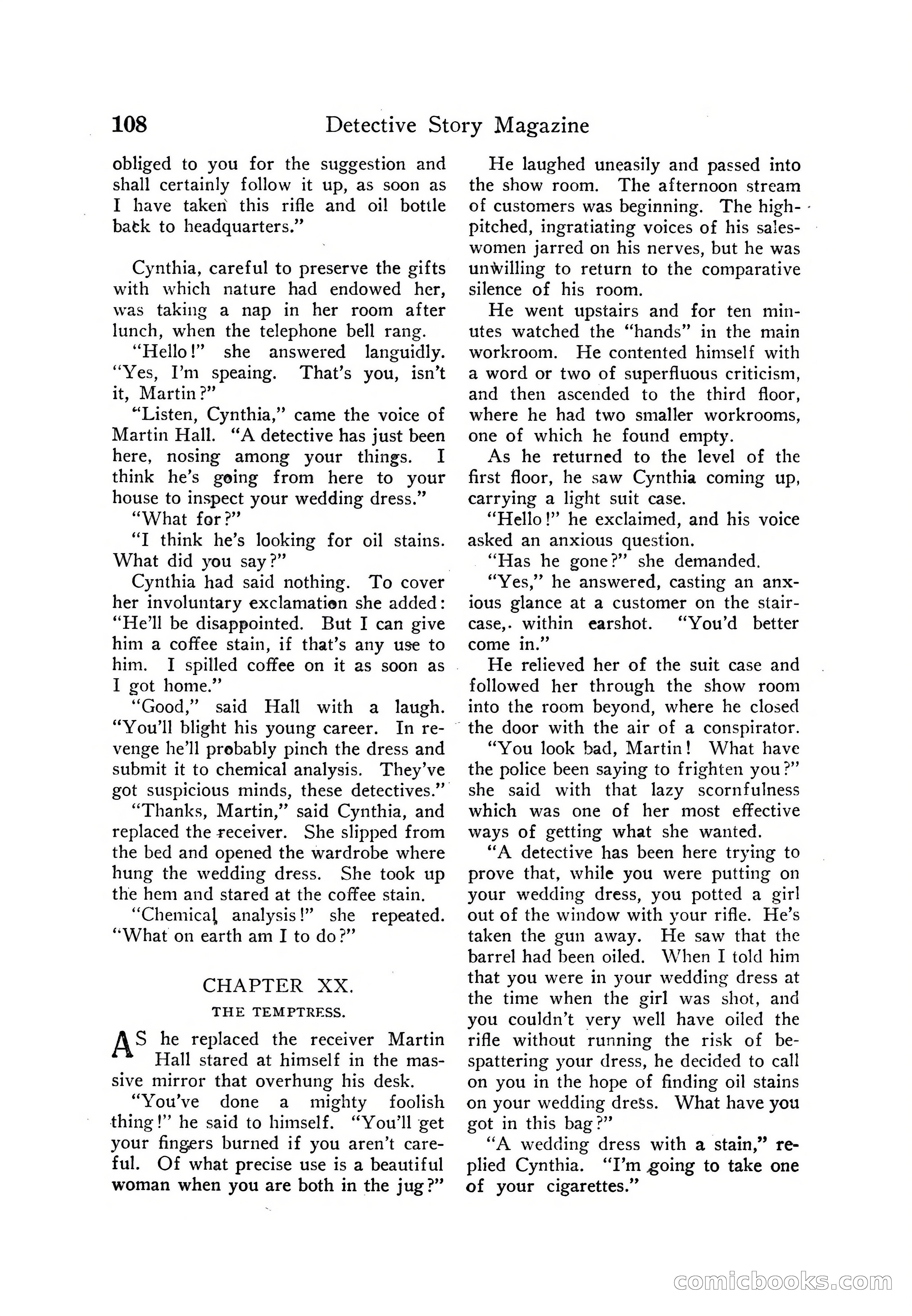 Detective Story Magazine — page 118 of 165