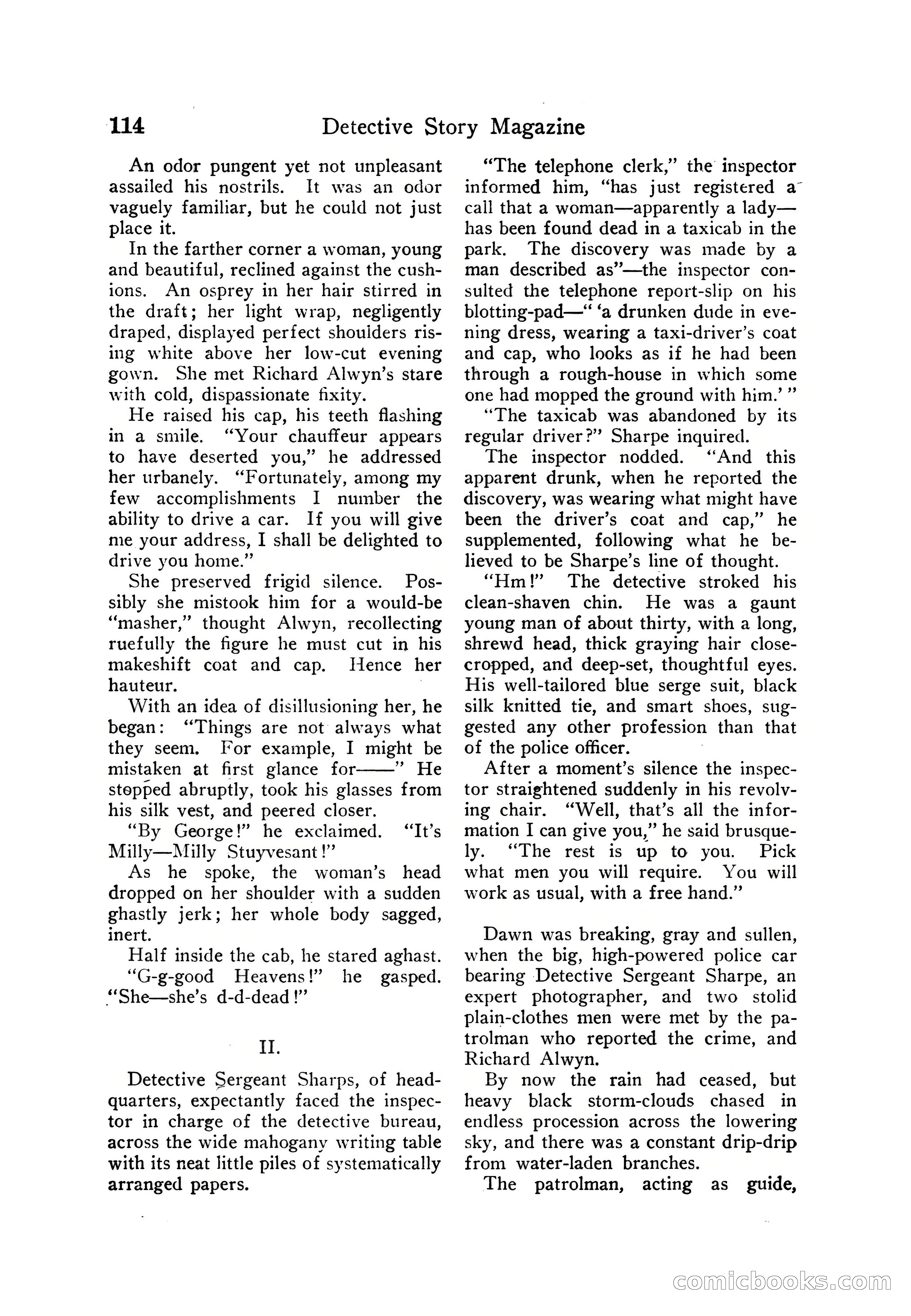 Detective Story Magazine — page 124 of 165