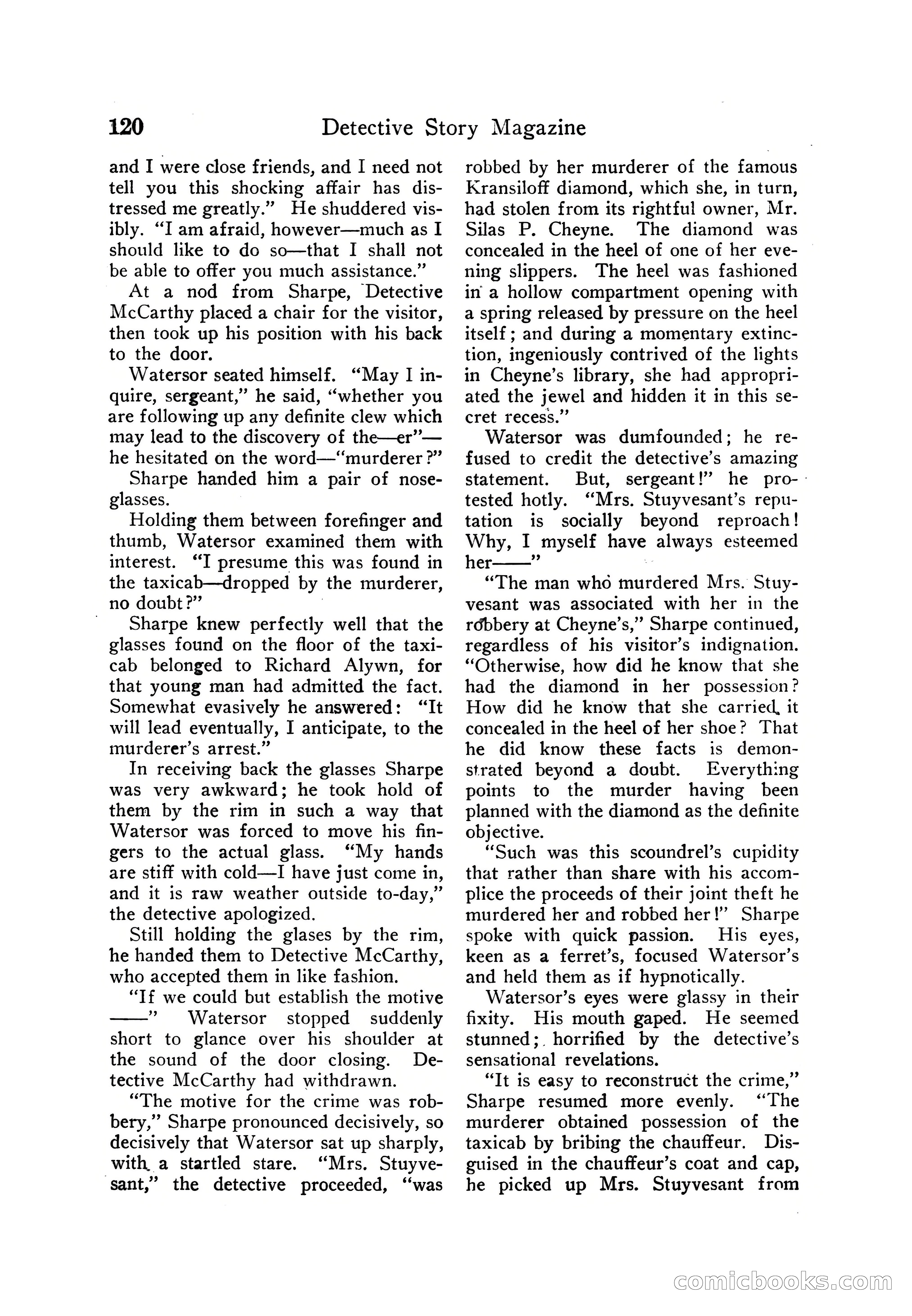 Detective Story Magazine — page 130 of 165