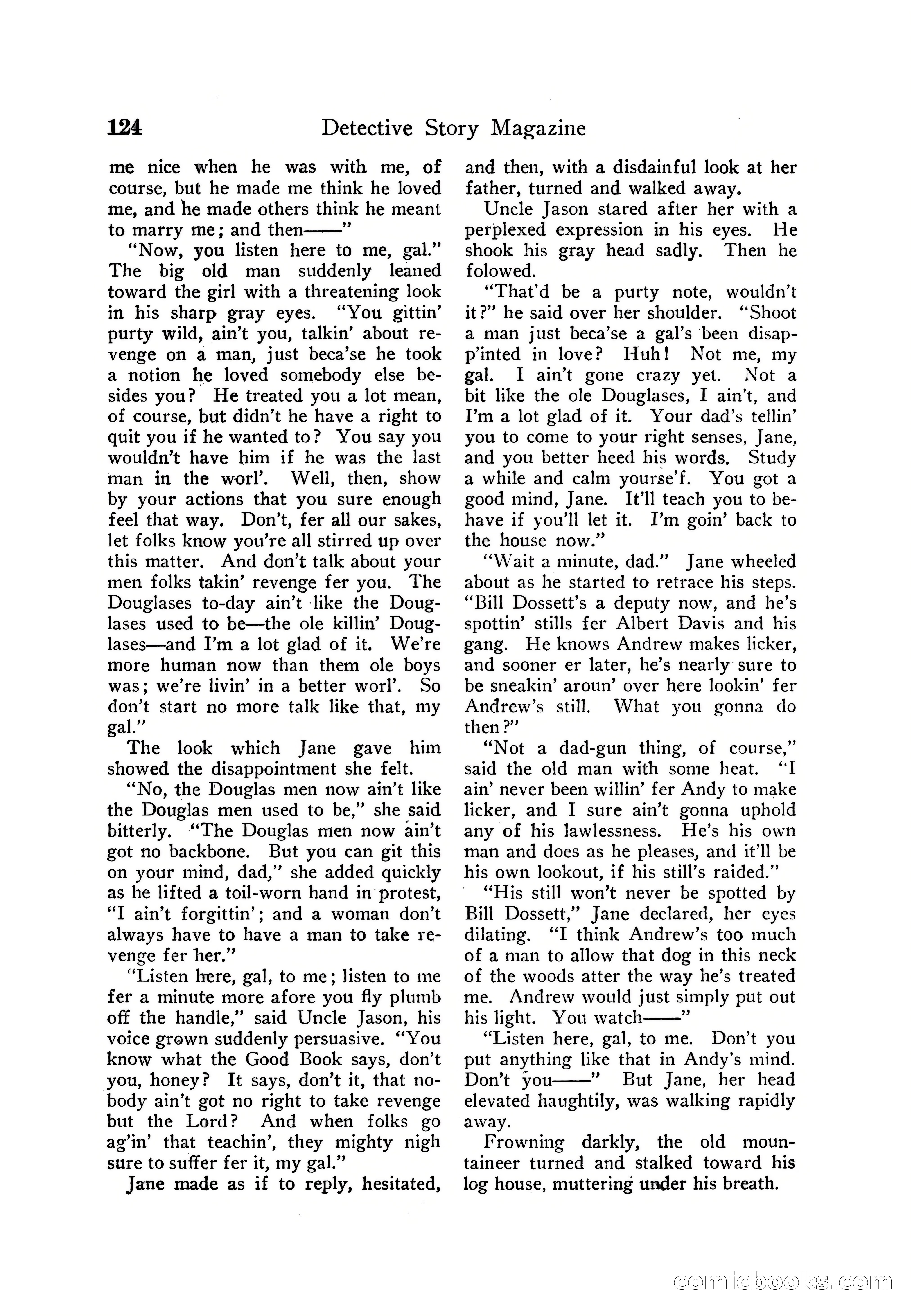 Detective Story Magazine — page 134 of 165