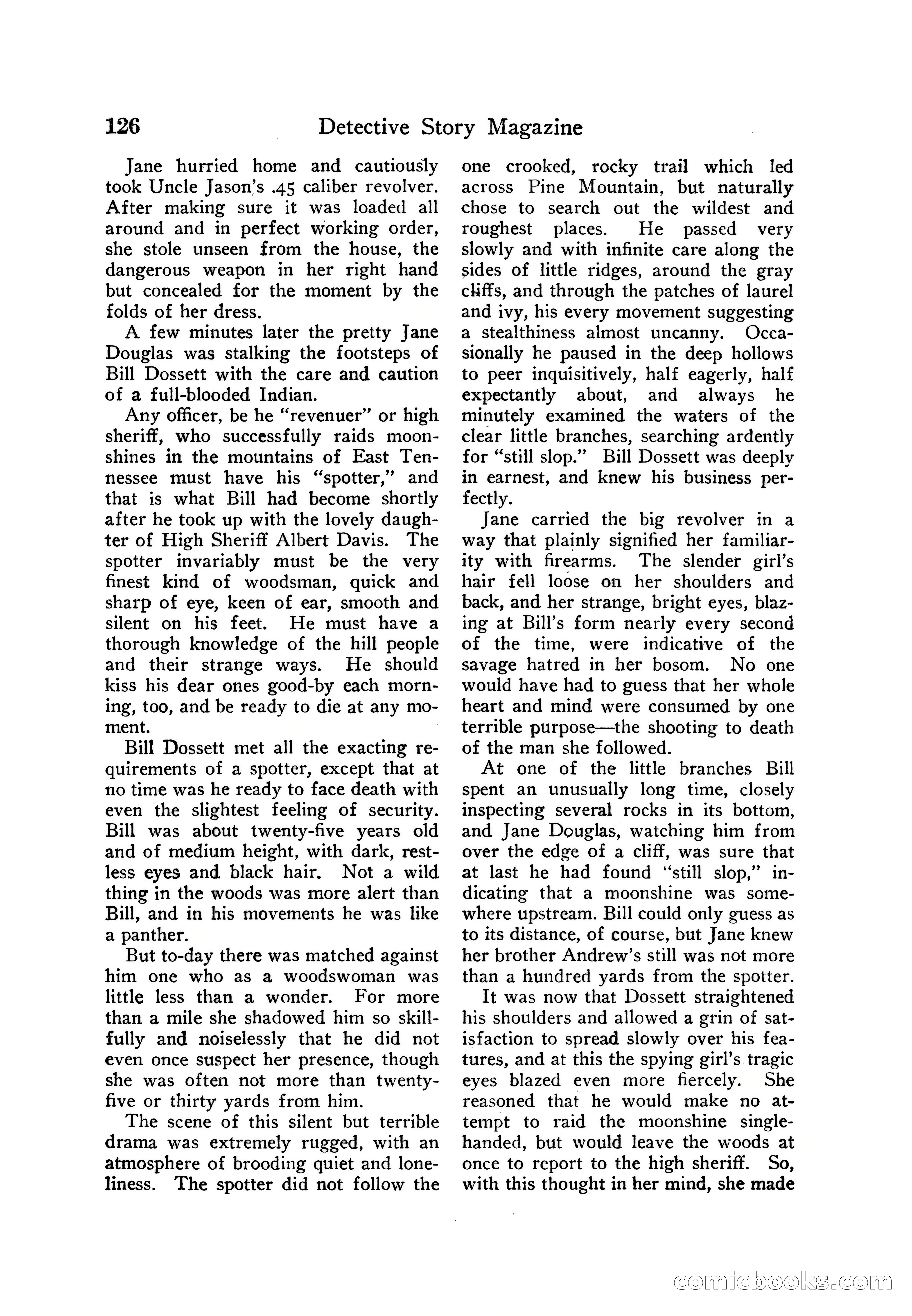 Detective Story Magazine — page 136 of 165