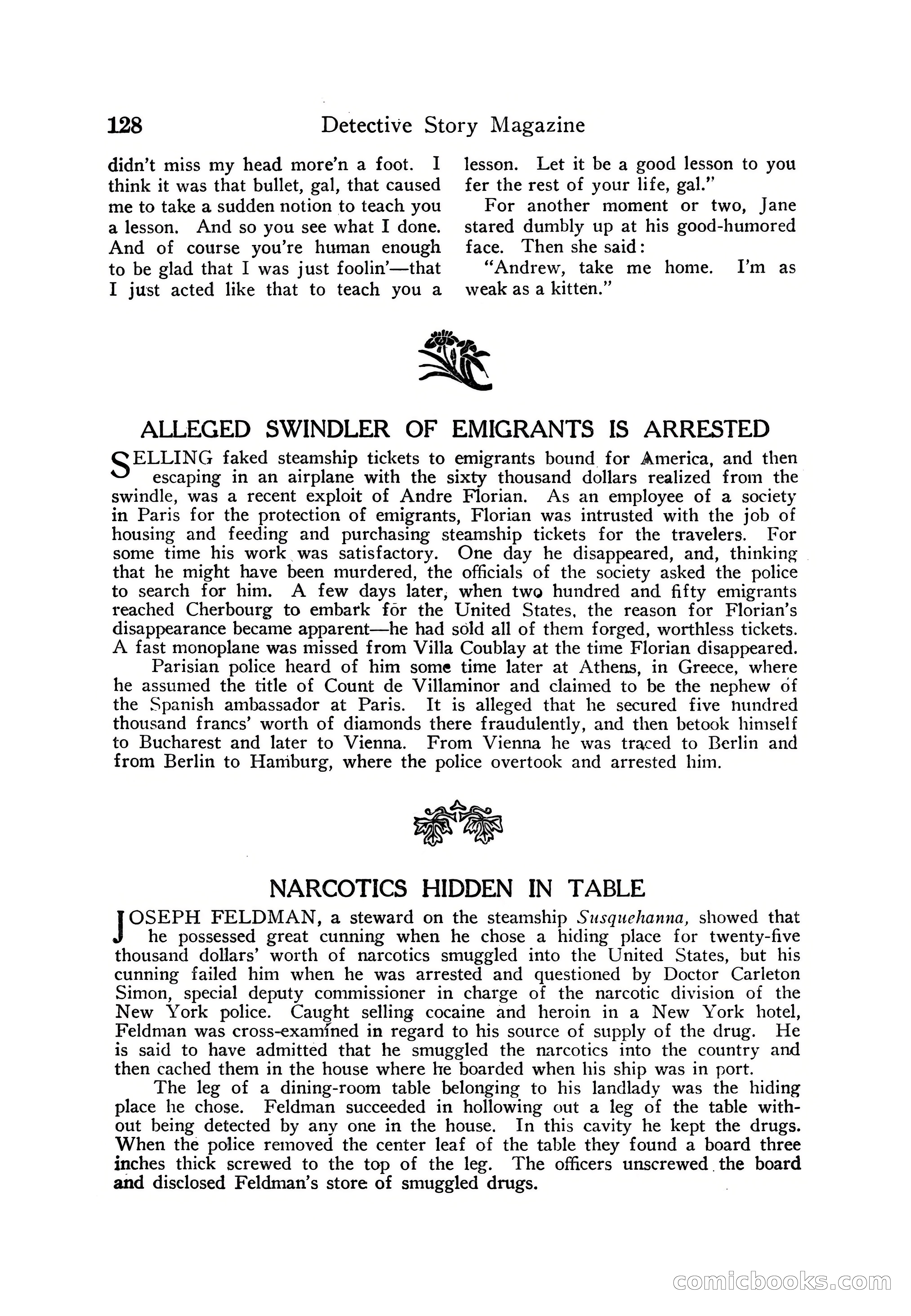 Detective Story Magazine — page 138 of 165