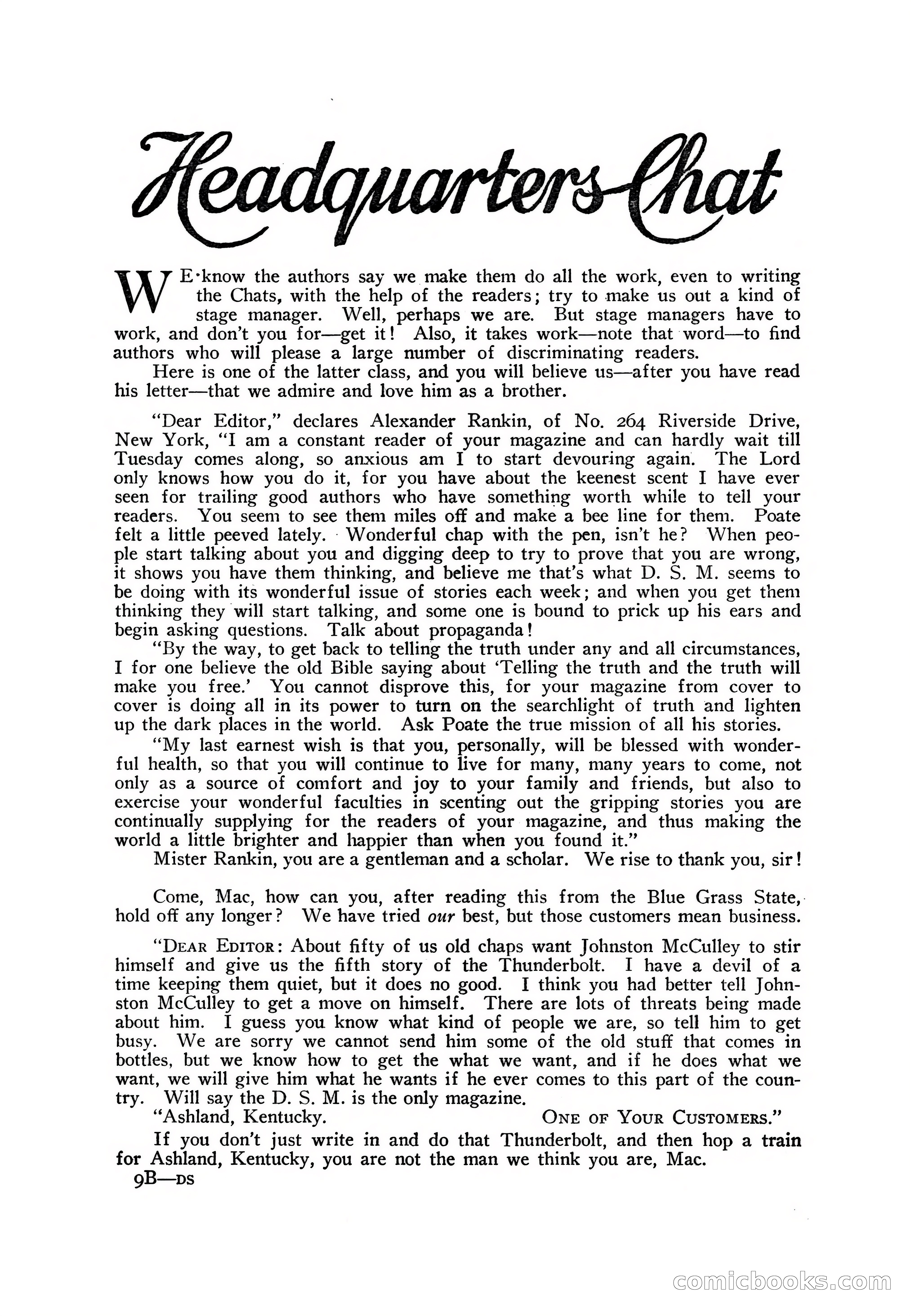 Detective Story Magazine — page 139 of 165