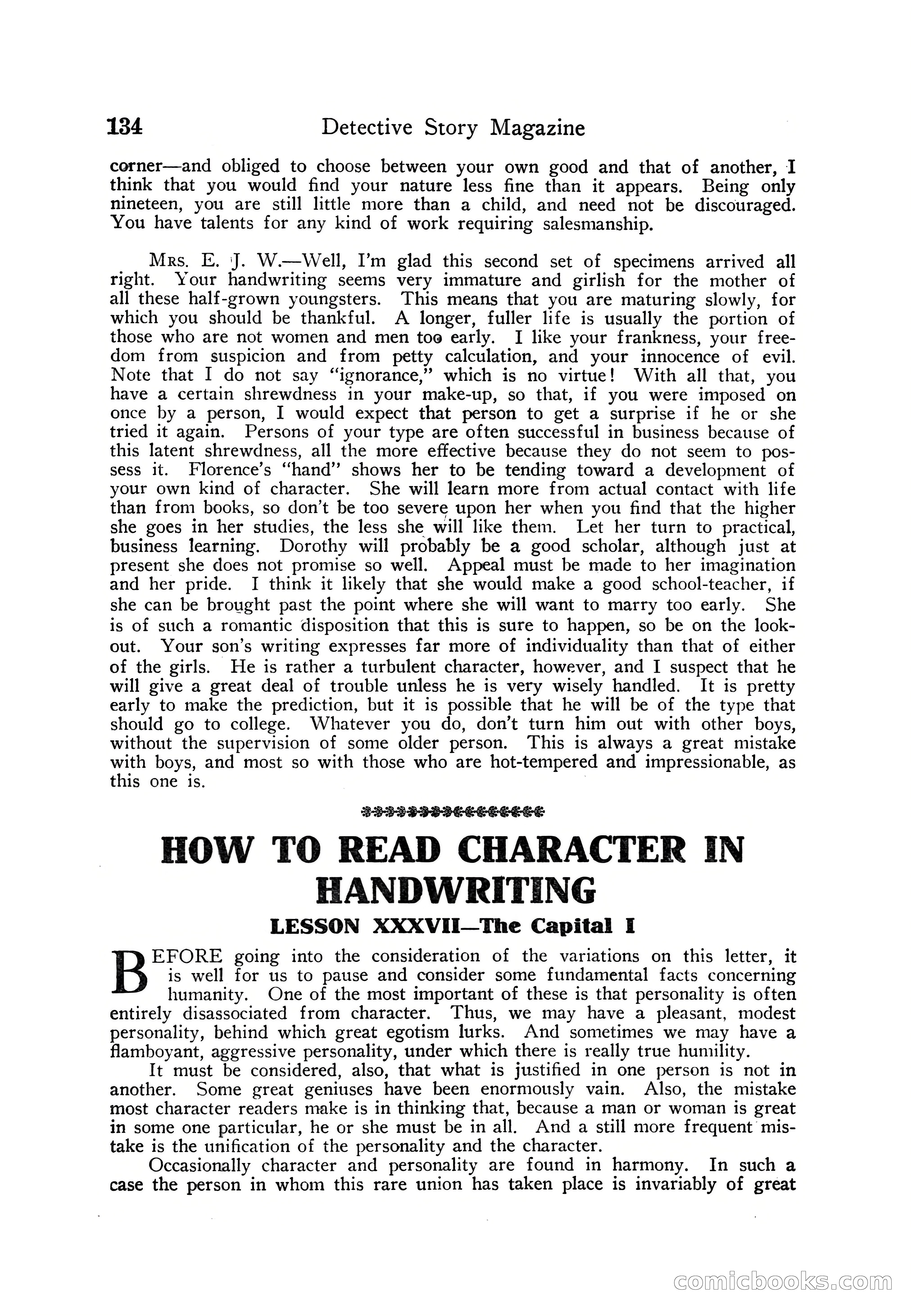 Detective Story Magazine — page 144 of 165