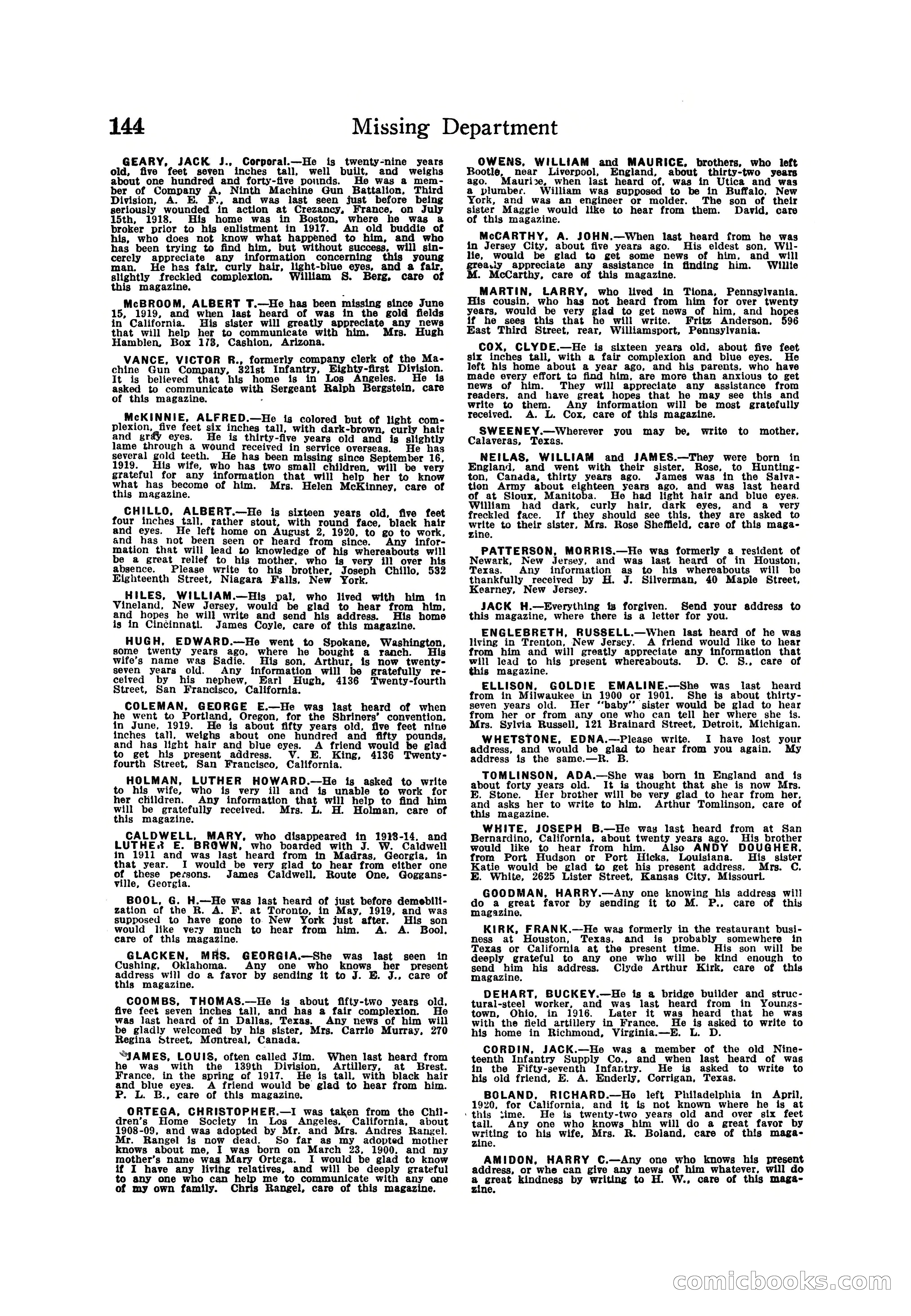 Detective Story Magazine — page 154 of 165