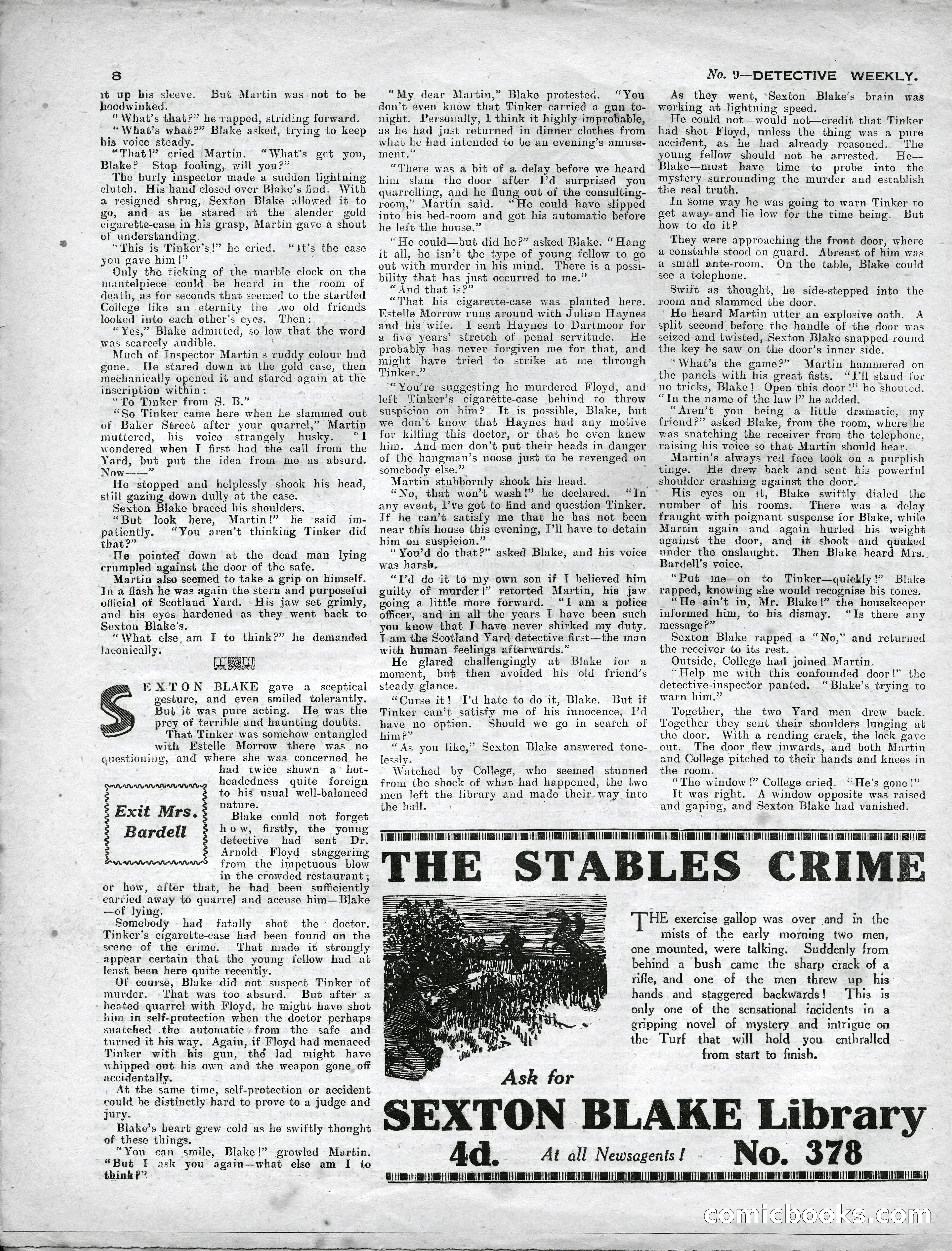Detective Weekly No. 9 — page 8 of 24